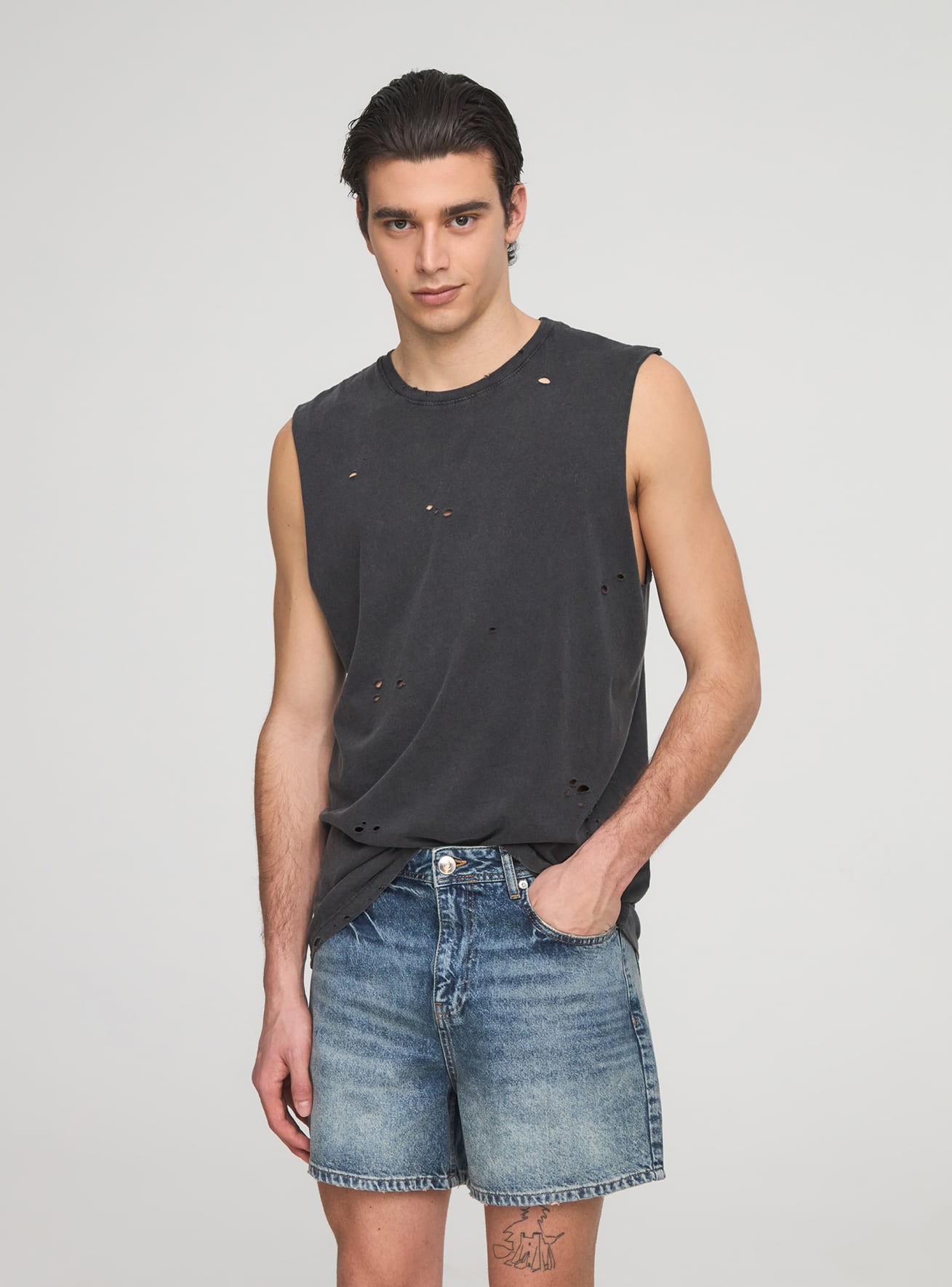 Pantalone Jeans Corto Herren Terranova