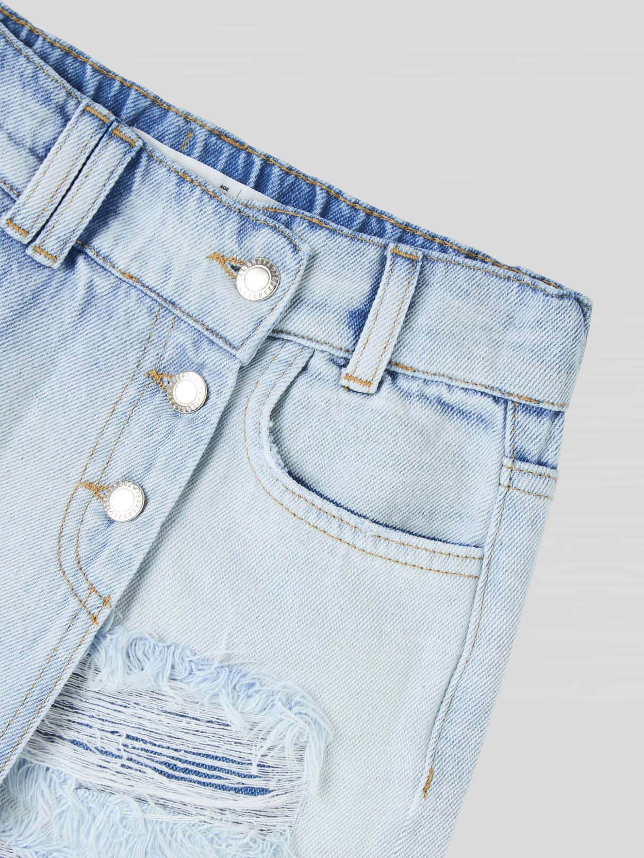 Pantalone Jeans Corto Mädchen Terranova