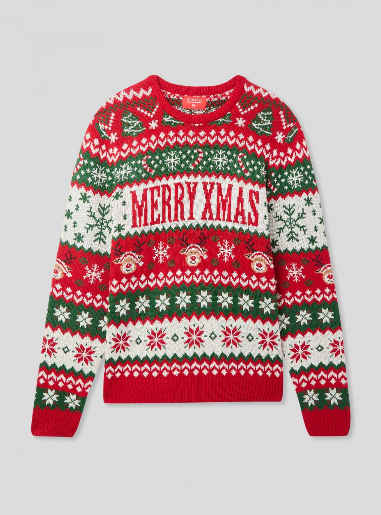 Maglione natalizio uomo pull and bear on sale