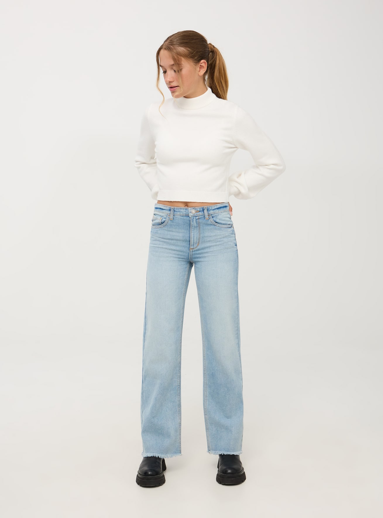 Pantalone Jeans Lungo Mädchen Terranova