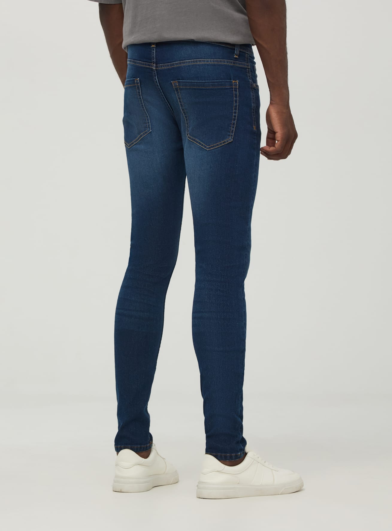 Jeans super skinny blu denim scuro Terranova
