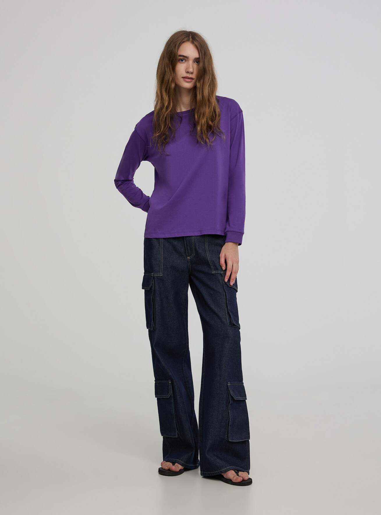 Violet plain shirt 2025