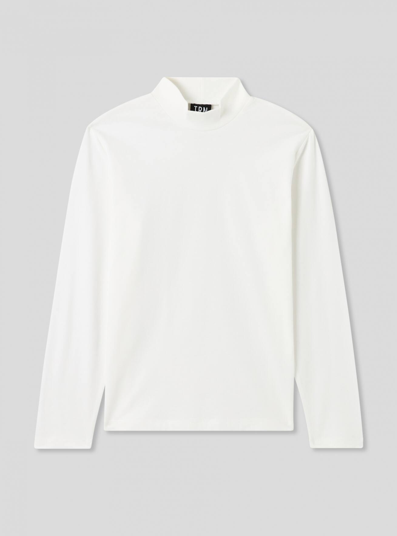 T shirt maniche lunghe a lupetto Bianco lana Acquista Online Terranova