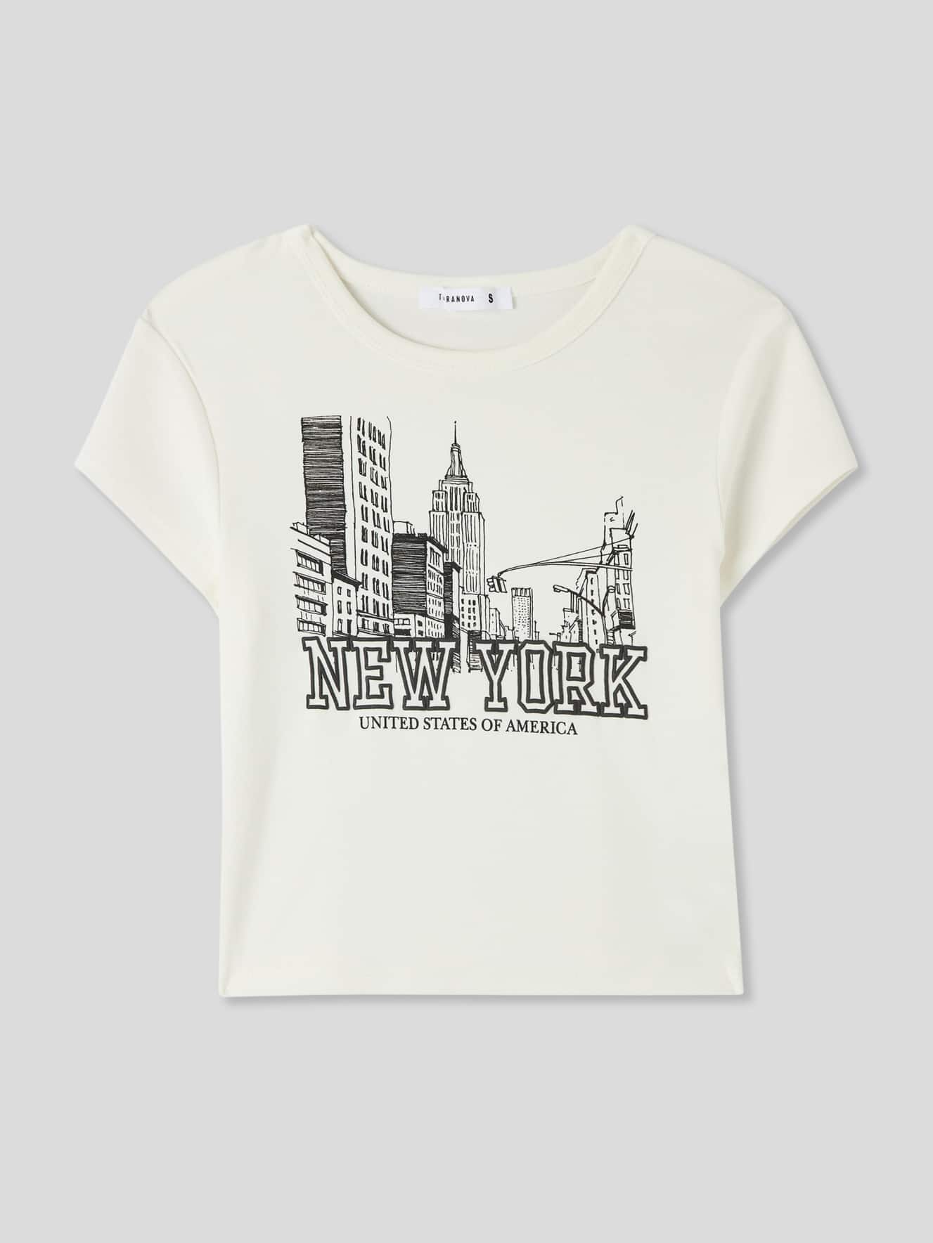 Short-sleeved T-shirt Woman Terranova