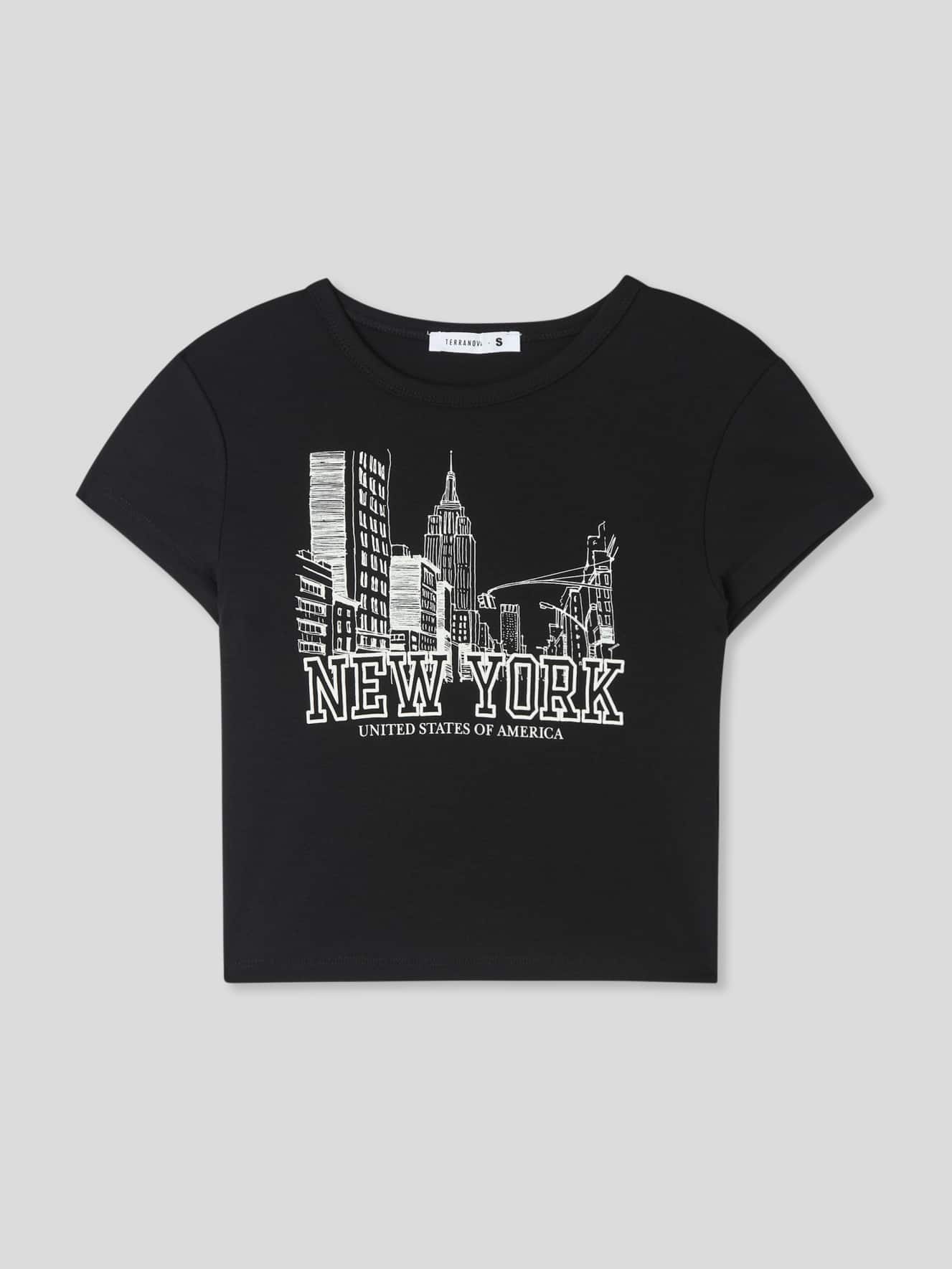 T-Shirt MC Damen Terranova