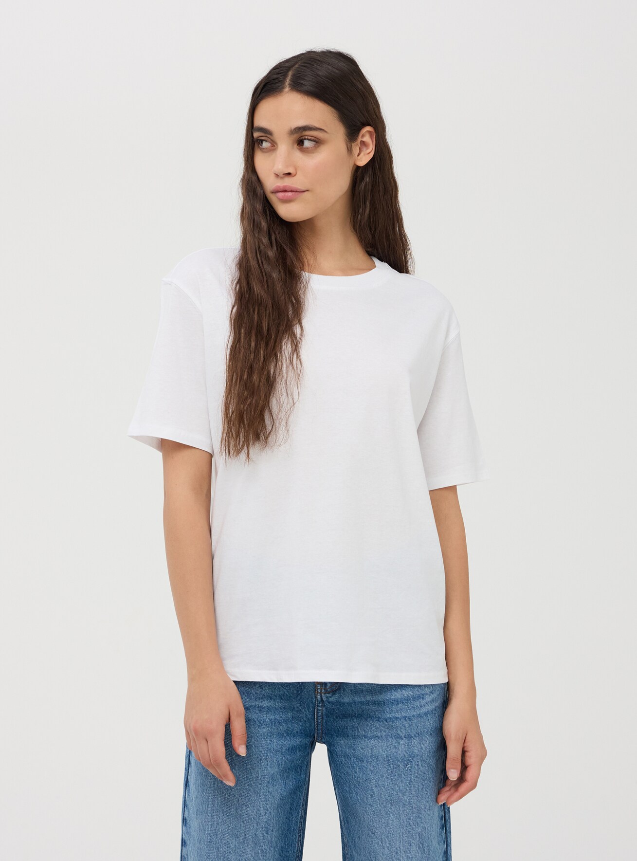 Optical white 2 pack of plain T shirts Buy Online Terranova