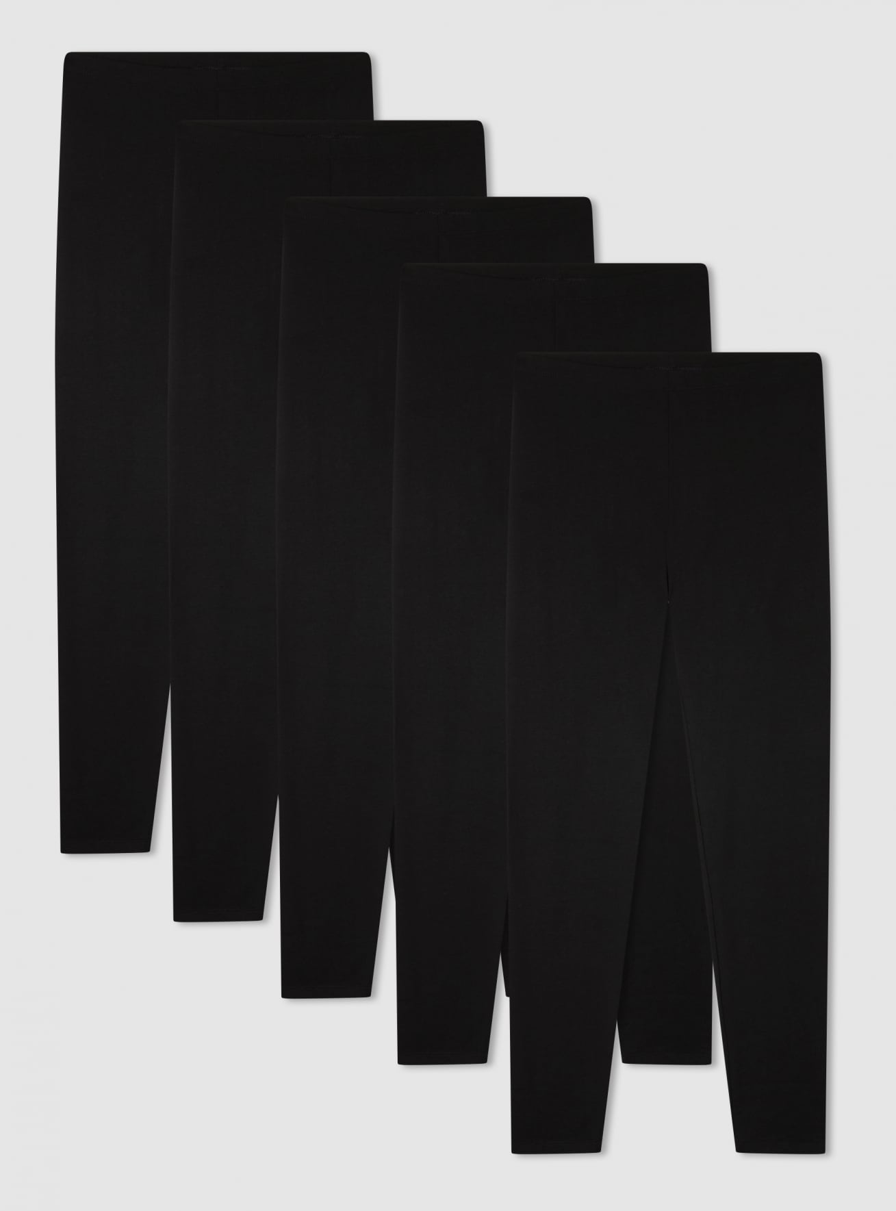 Pack 5 leggings lunghi basic