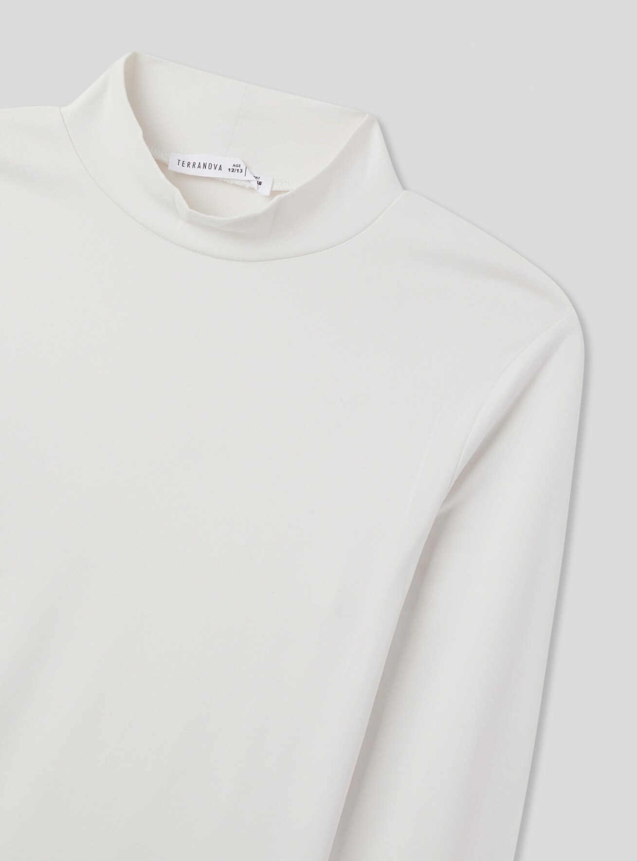 White cotton polo neck ladies on sale