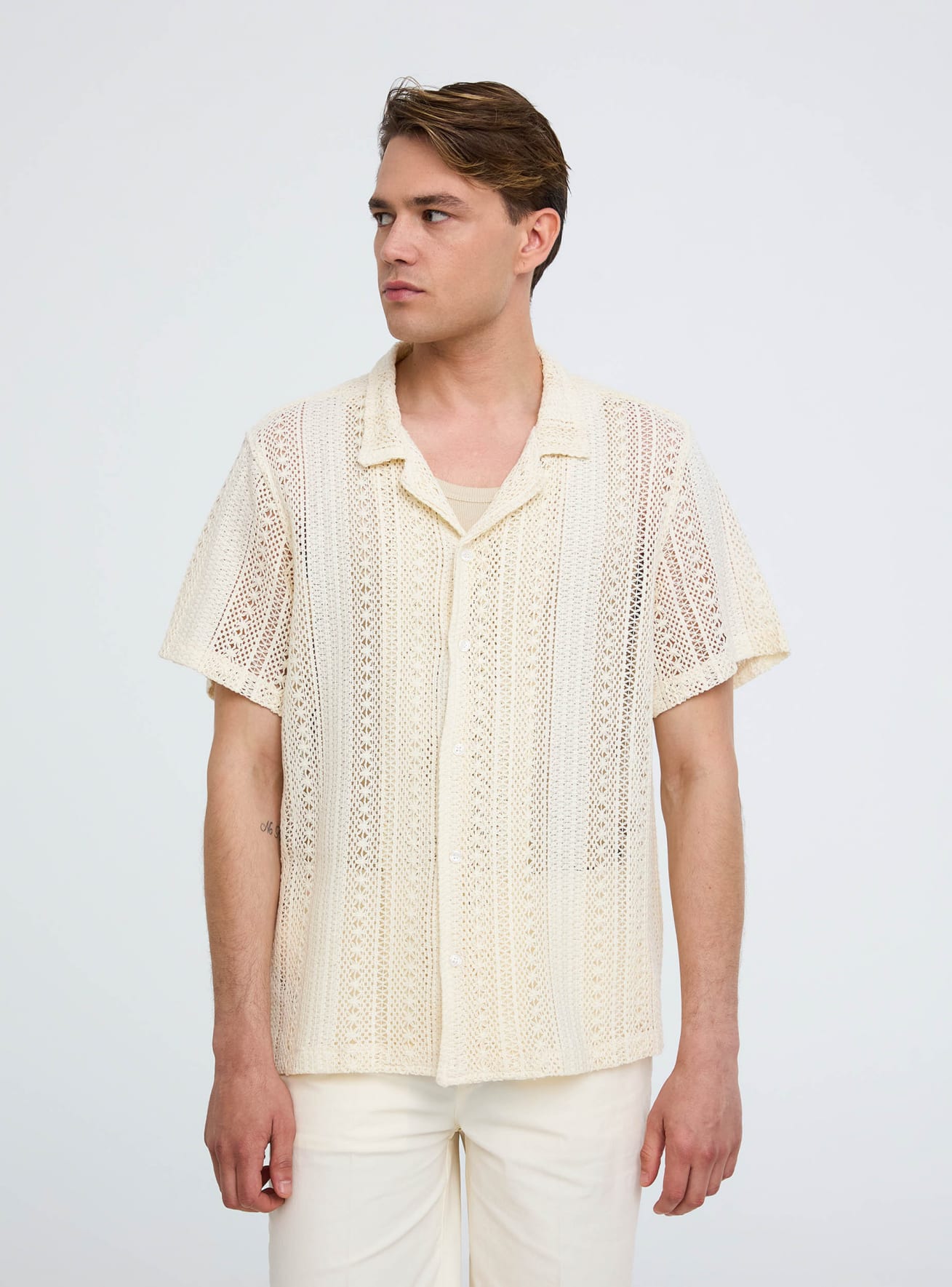 Camicia MC Herren Terranova