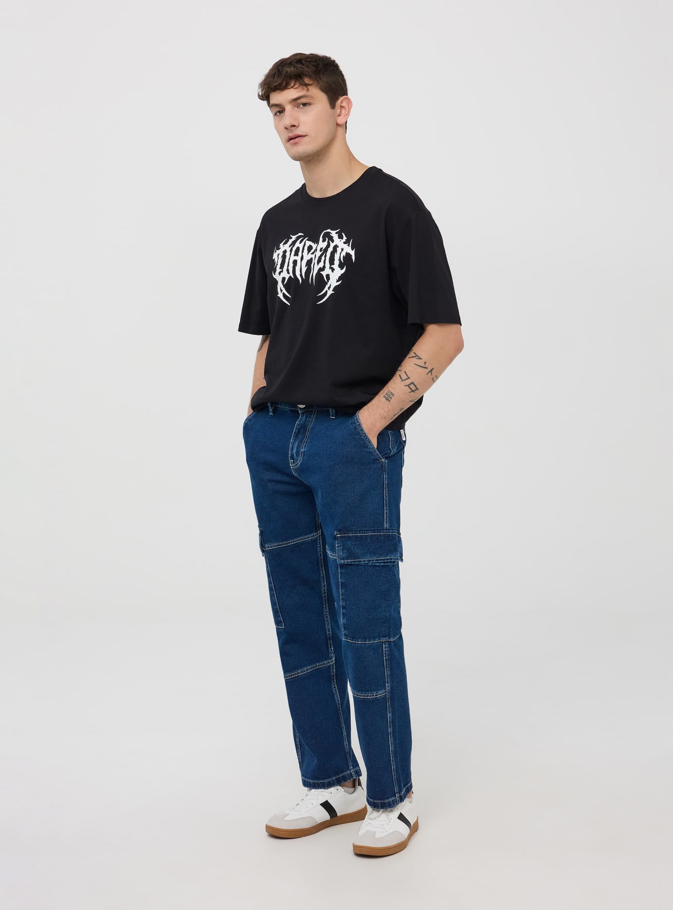 Pantalone Jeans Lungo Pánské Terranova