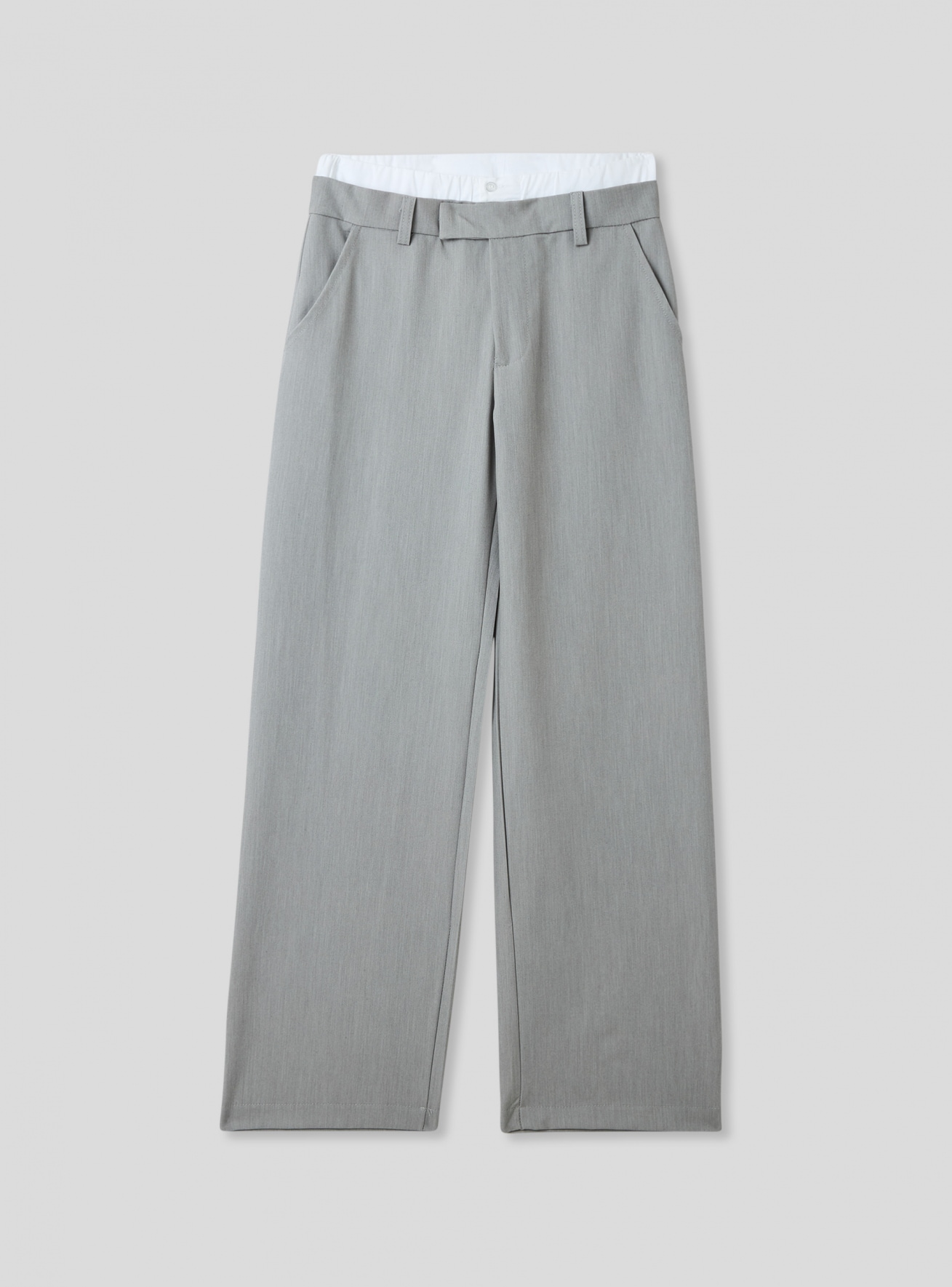 Grey Tailored trousers with a contrasting stripe - Buy Online | Terranova