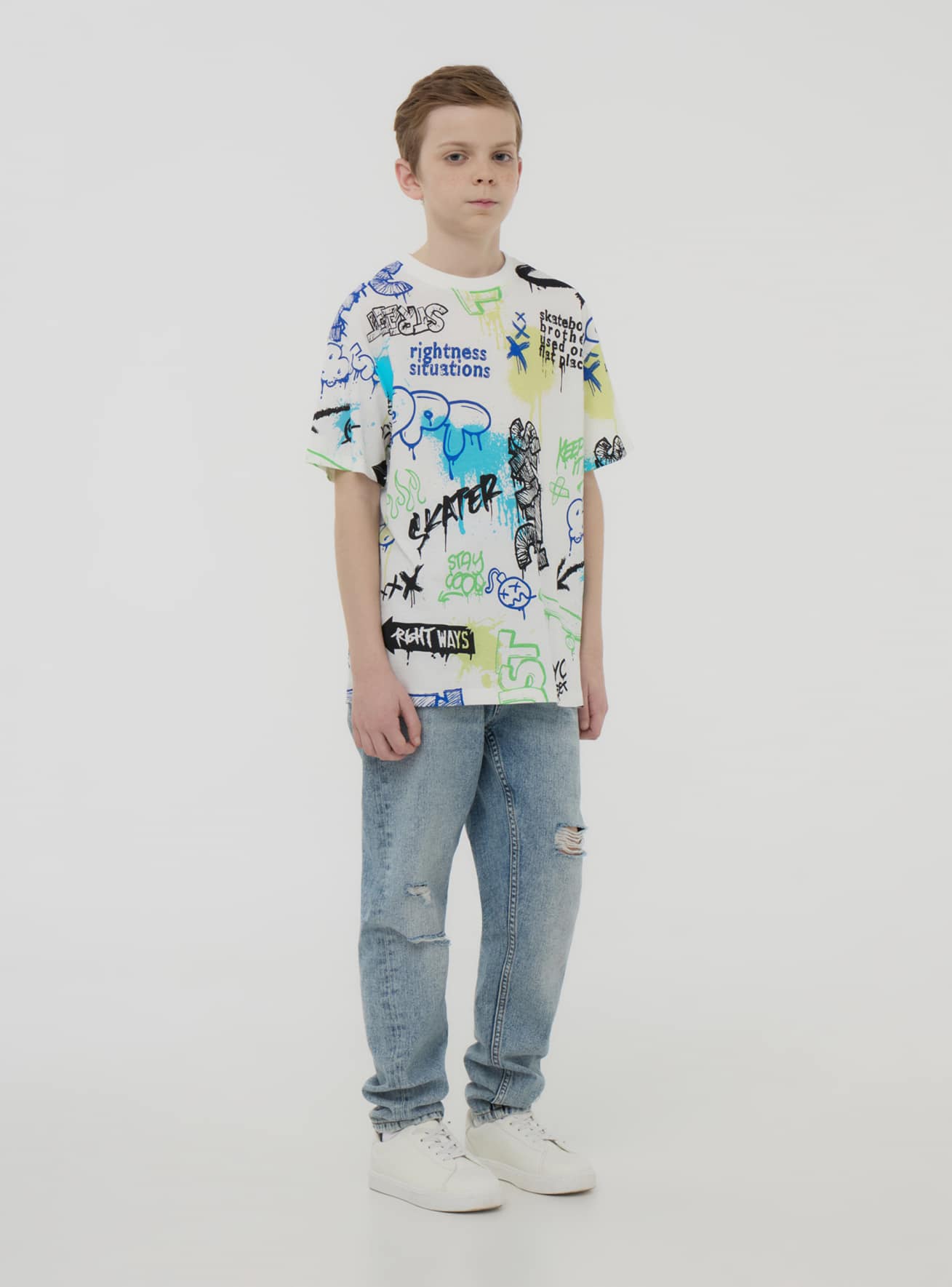 T-Shirt MC Junge Terranova