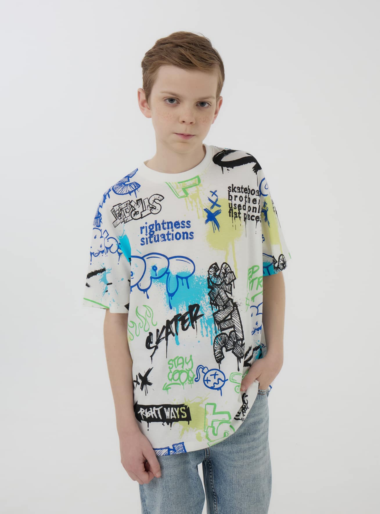 T-Shirt MC Junge Terranova
