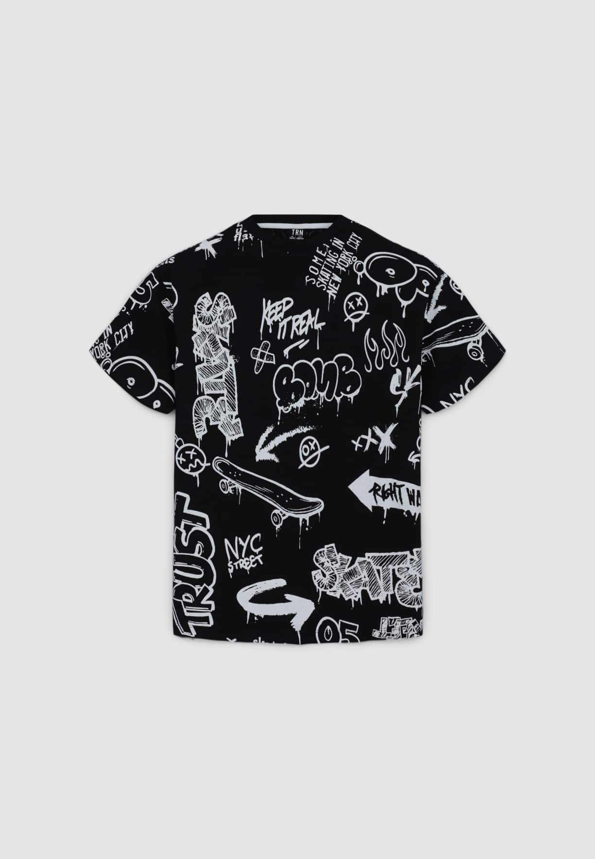 T-Shirt MC Detské chlapecké Terranova