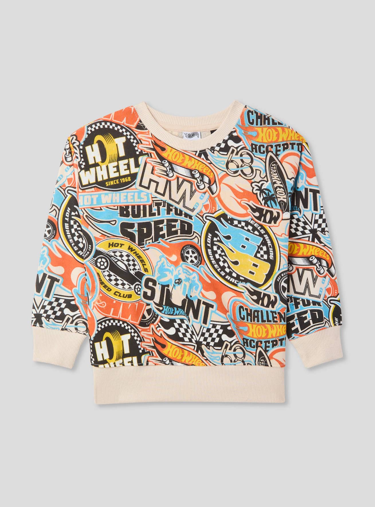 Felpa con stampa Hot Wheels® all-over