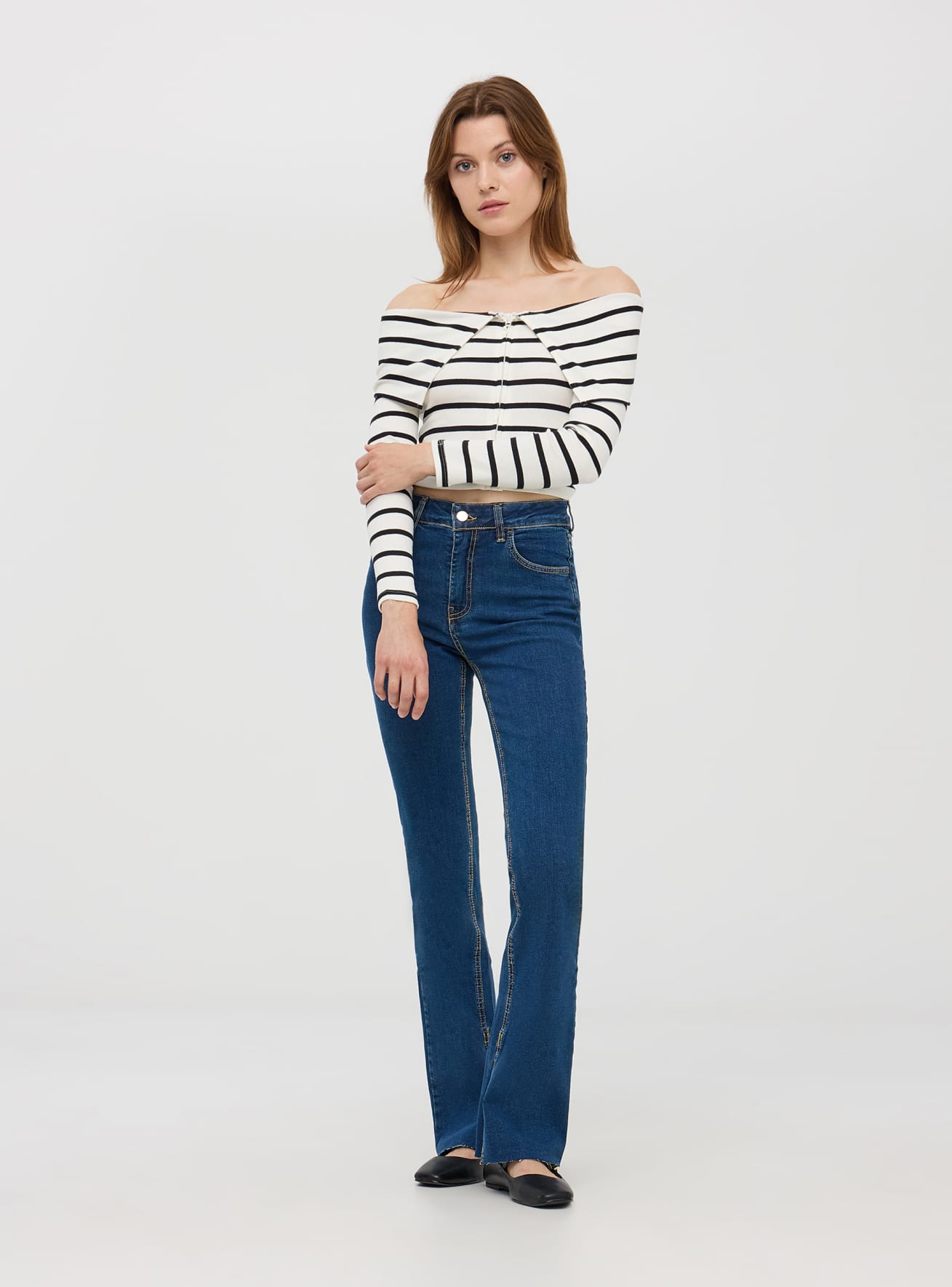 Jeans straight donna on sale