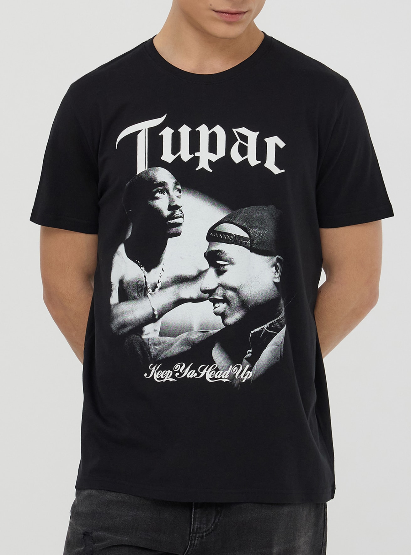 T-shirt z nadrukiem Tupac®