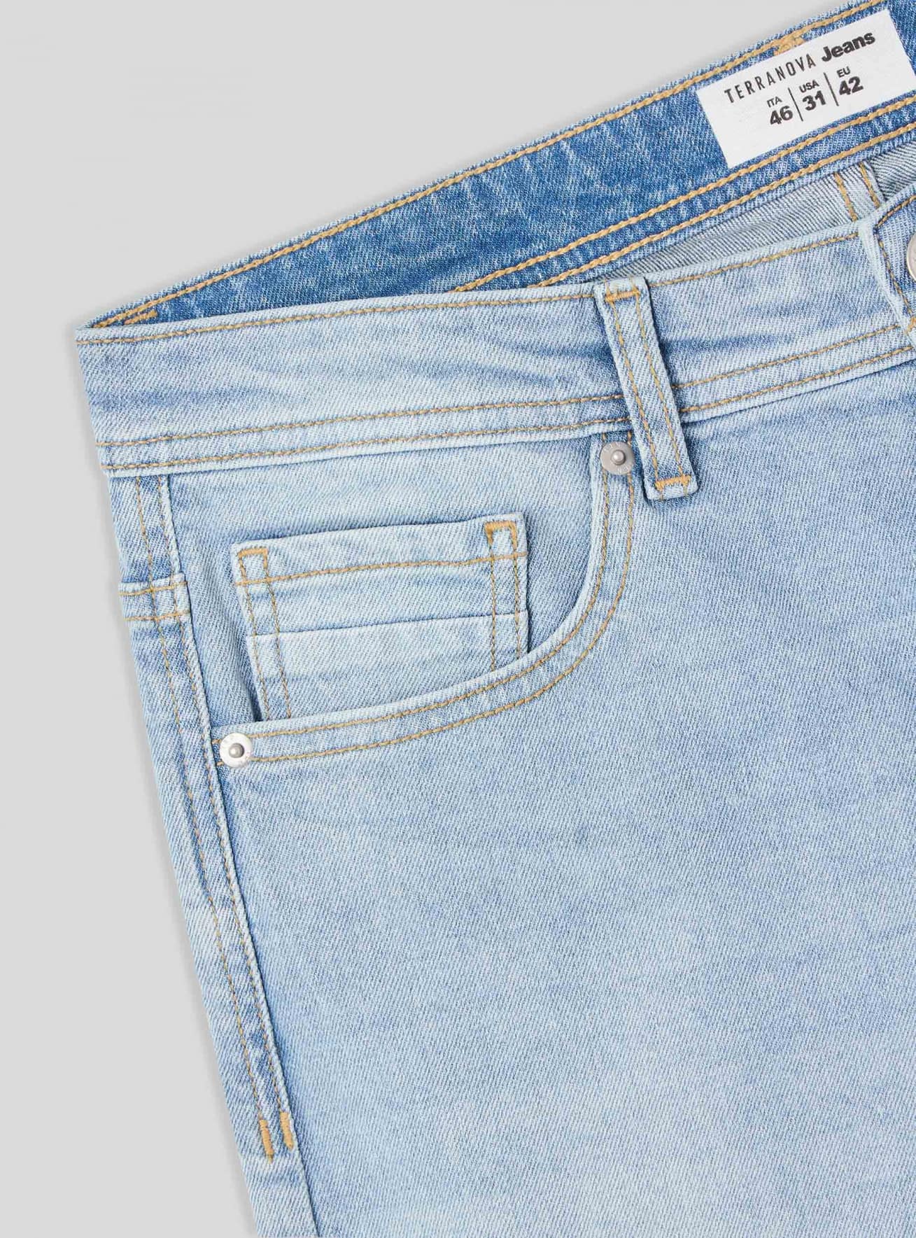 Pantalone Jeans Lungo Herren Terranova