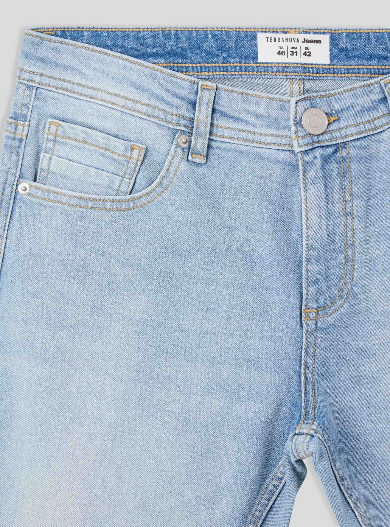 Pantalone Jeans Lungo Herren Terranova