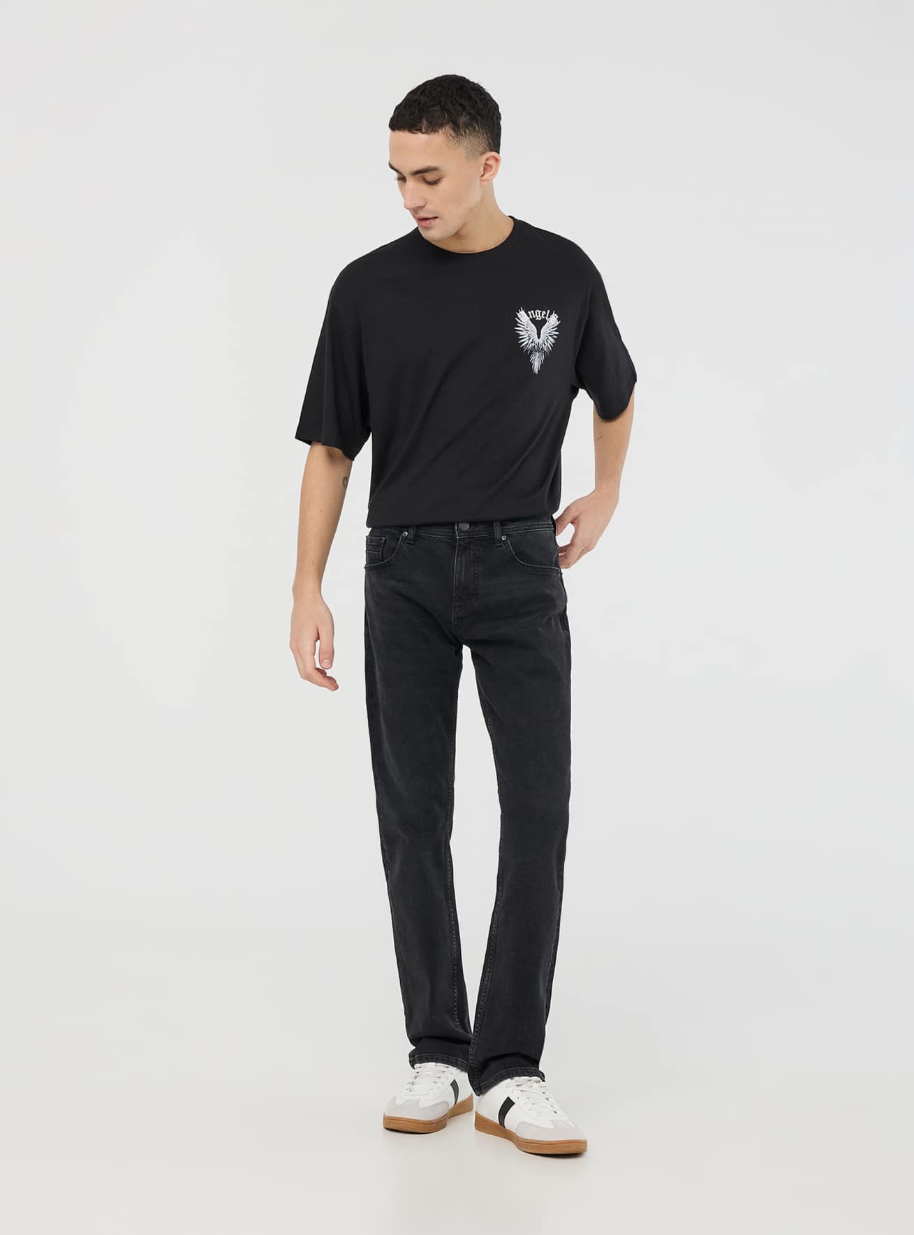 Pantalone Jeans Lungo Herren Terranova