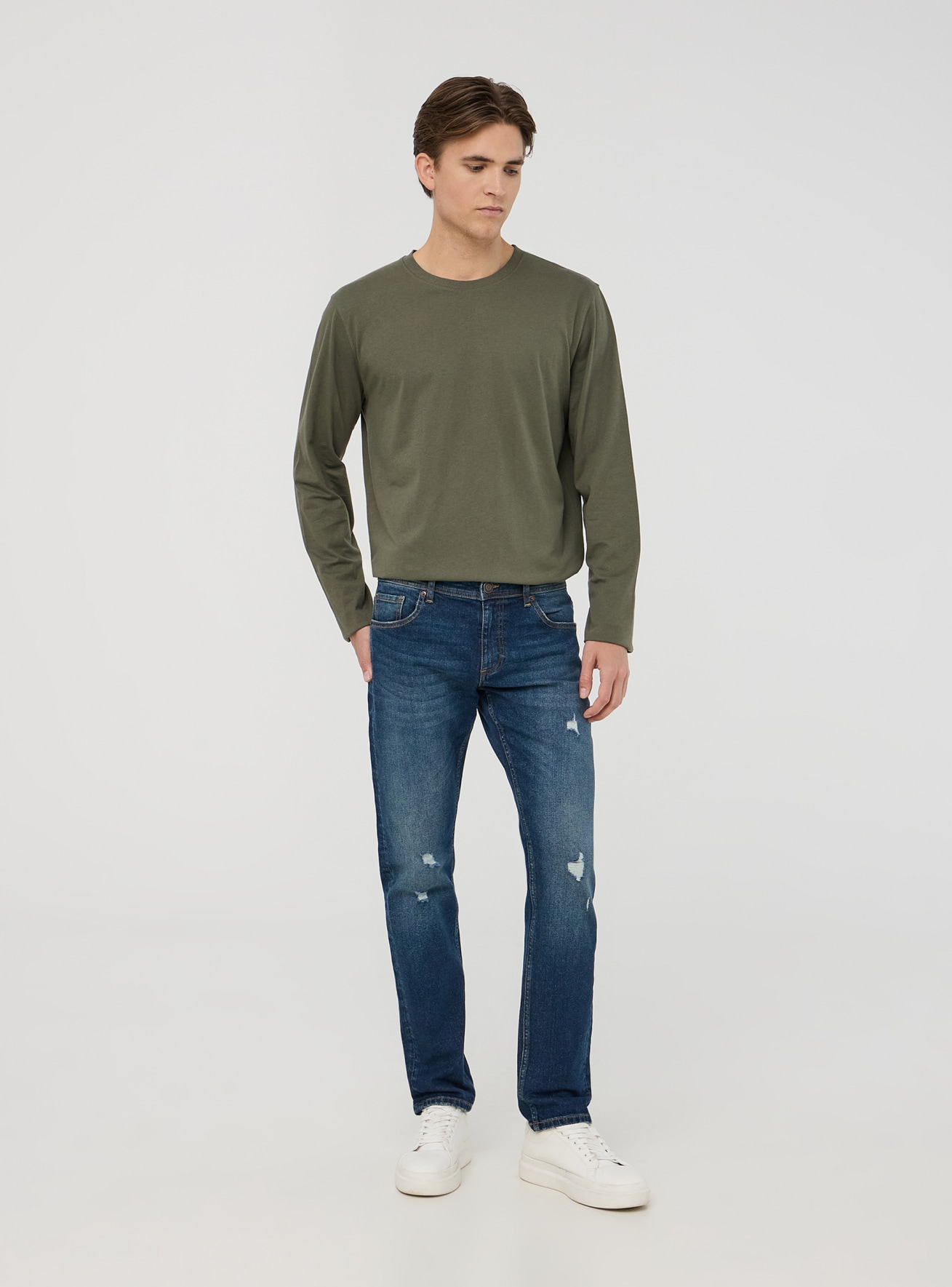 Pantallona xhins të gjata Burrë Terranova