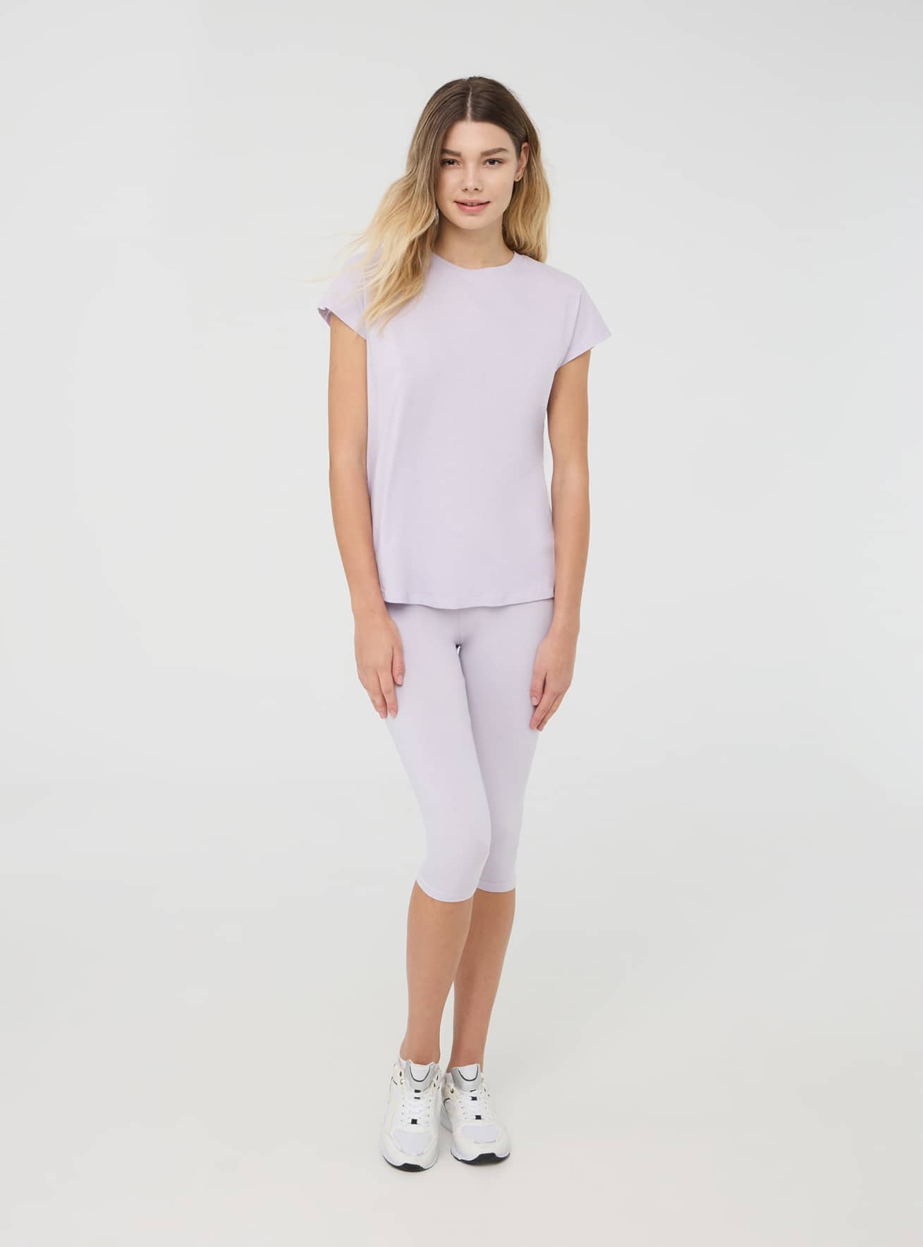T-shirt ampia tinta unita