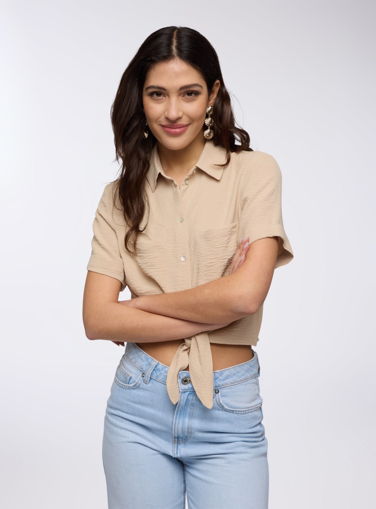 Short-sleeved shirt Woman Terranova