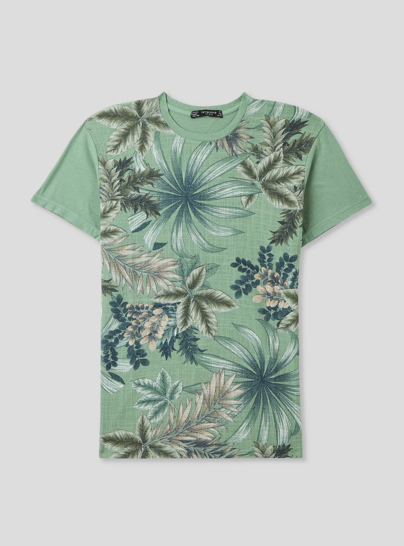 T-shirt fantasia foglie