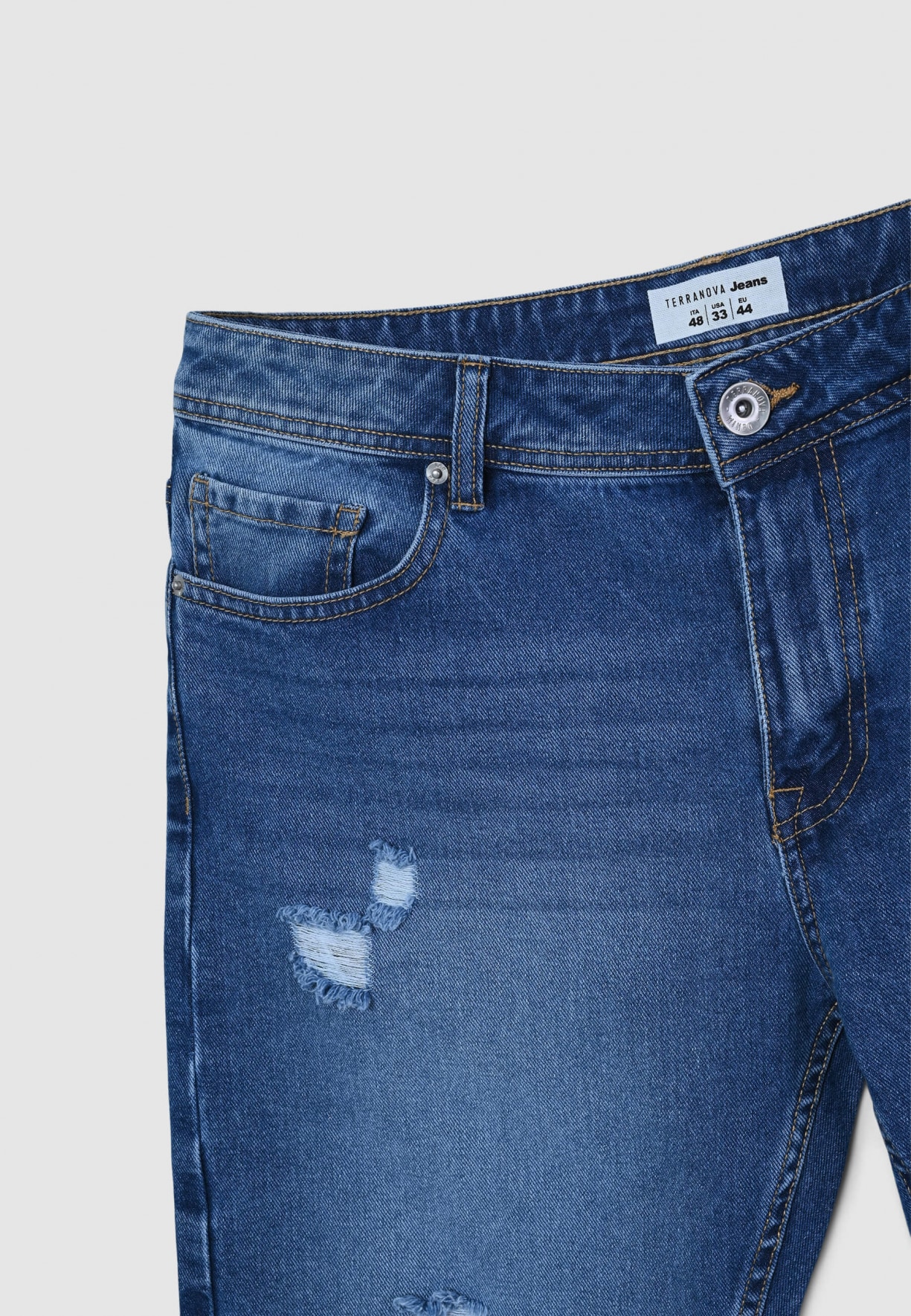 Pantalone Jeans Corto Uomo Terranova