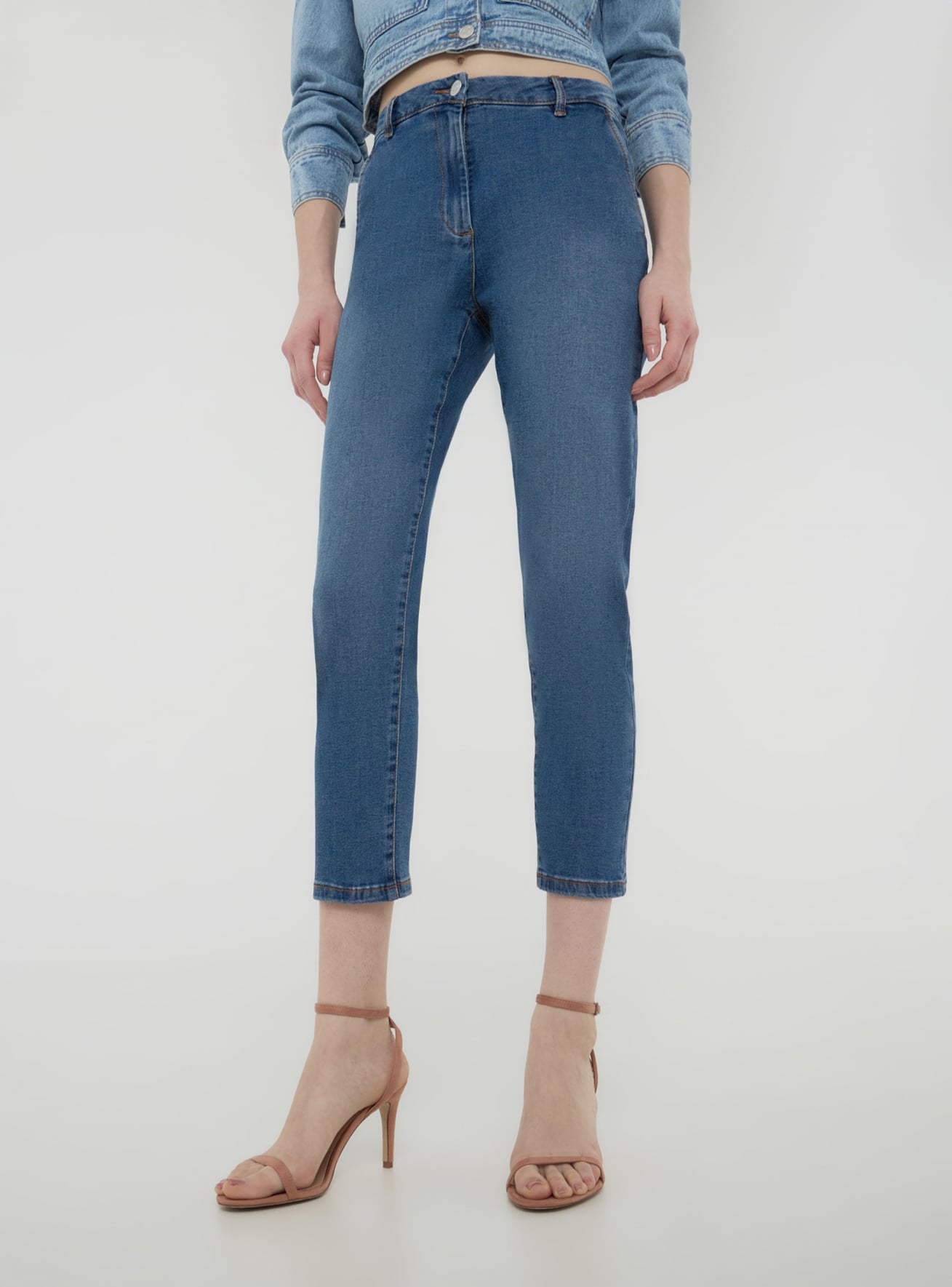 Pantalone Jeans Lungo Damen Terranova
