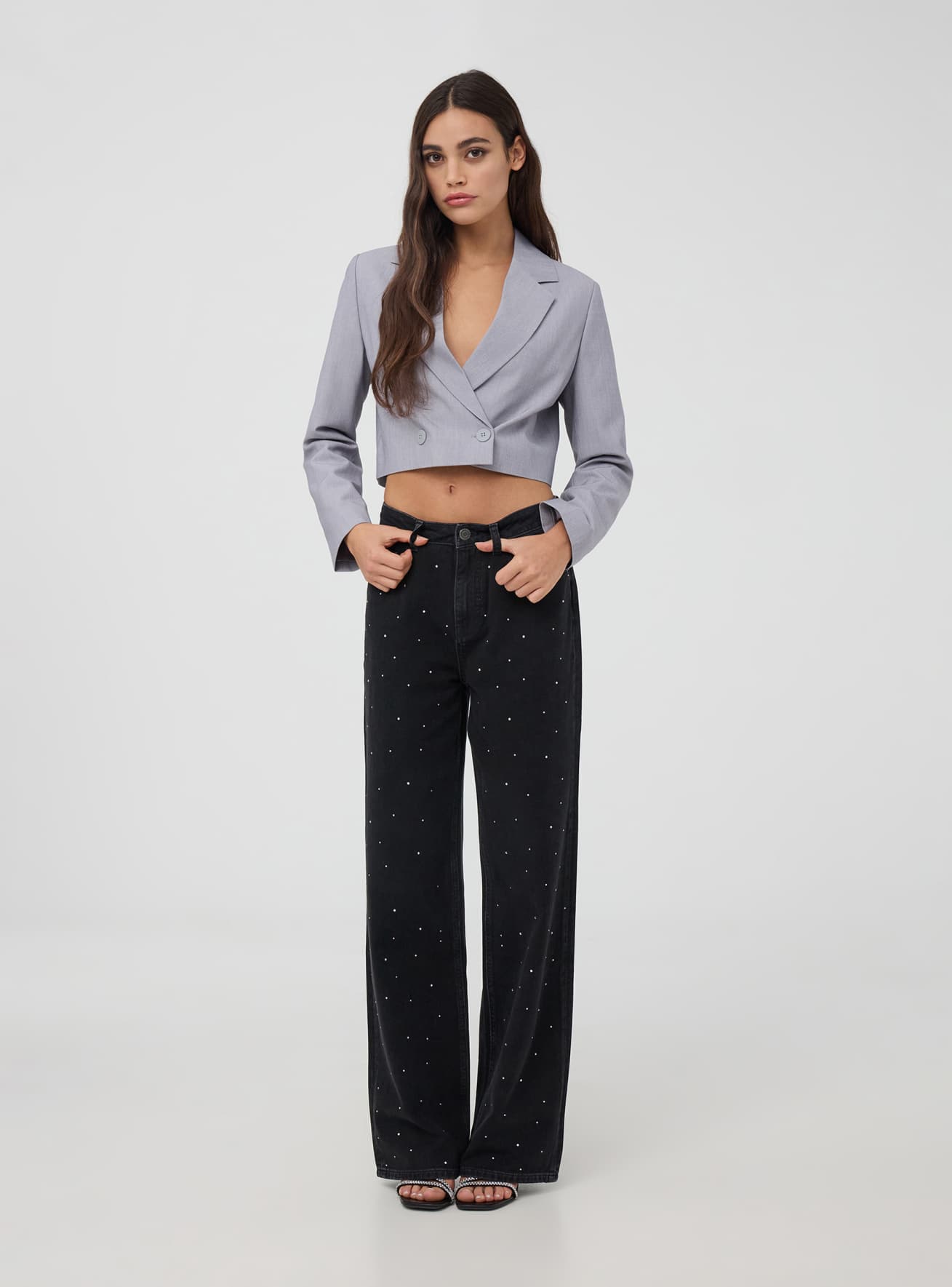 Long pants jeans Woman Terranova