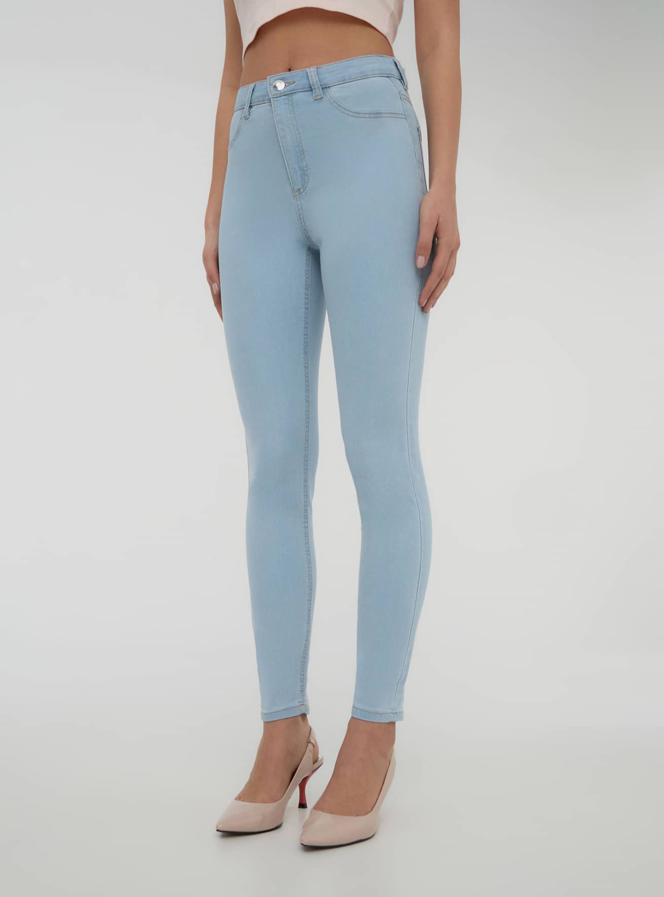 Pantalone Jeans Lungo Donna Terranova