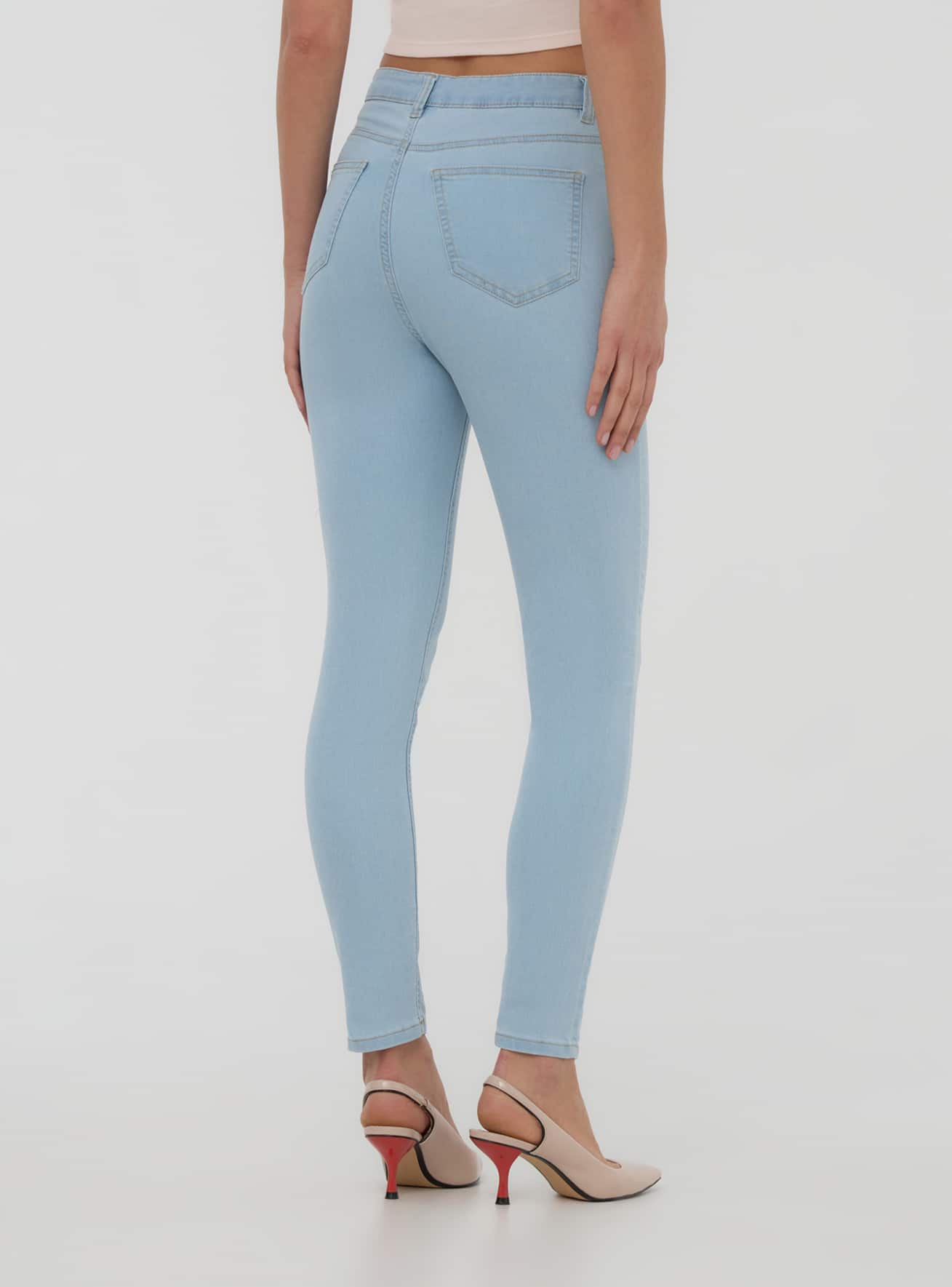 Pantalone Jeans Lungo Donna Terranova