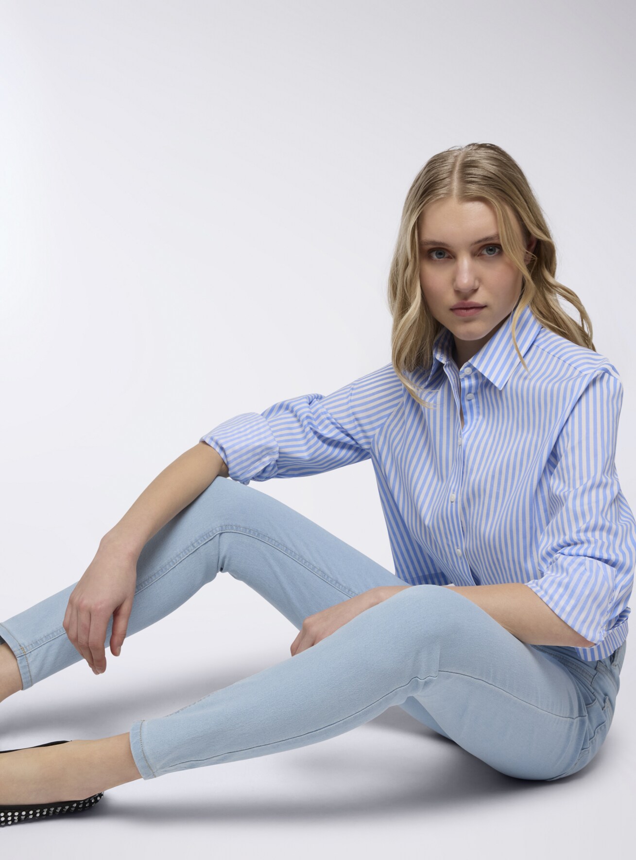 Pantalone Jeans Lungo Donna Terranova