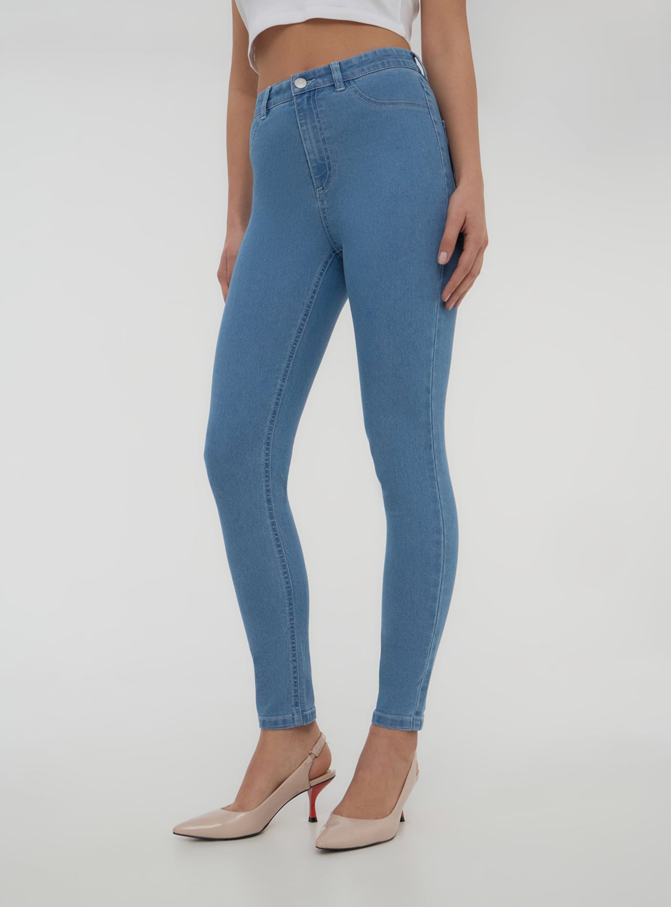 Pantalone Jeans Lungo Donna Terranova