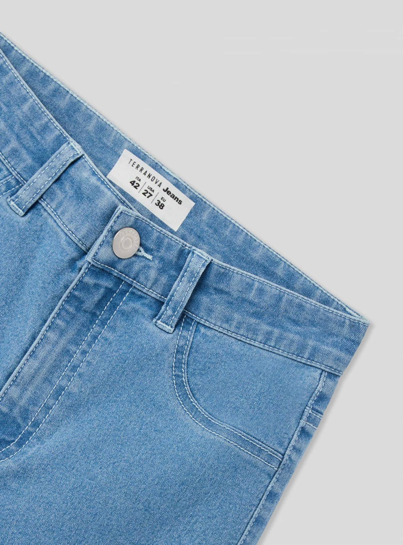 Pantalone Jeans Lungo Donna Terranova