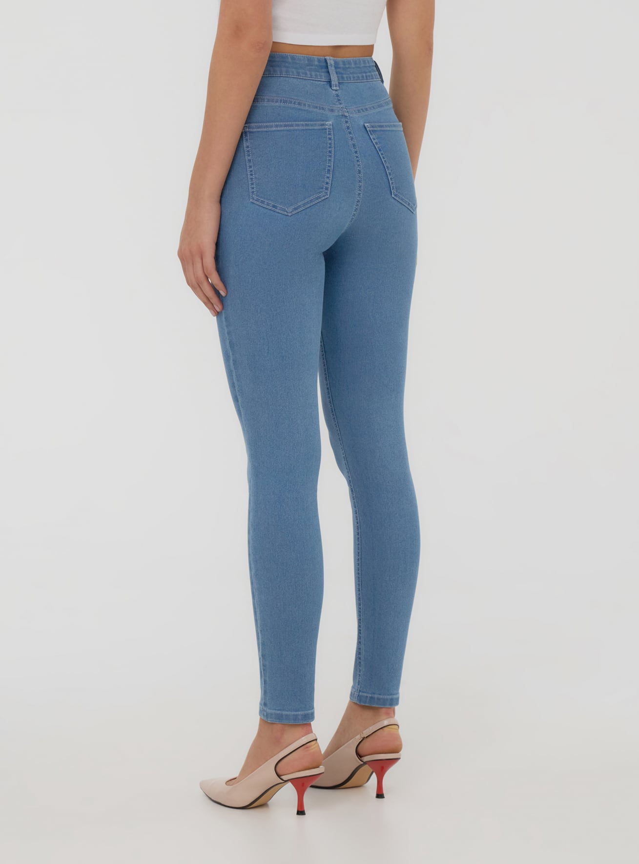 Pantalone Jeans Lungo Donna Terranova