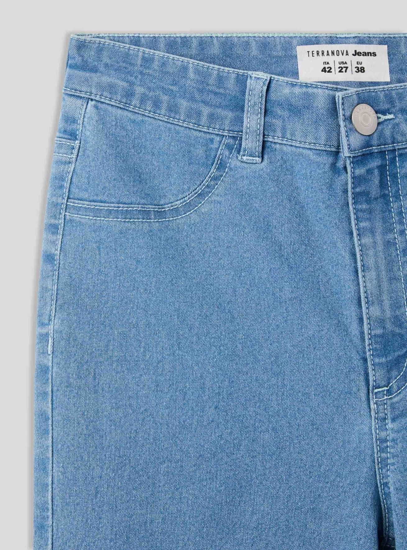 Pantalone Jeans Lungo Donna Terranova