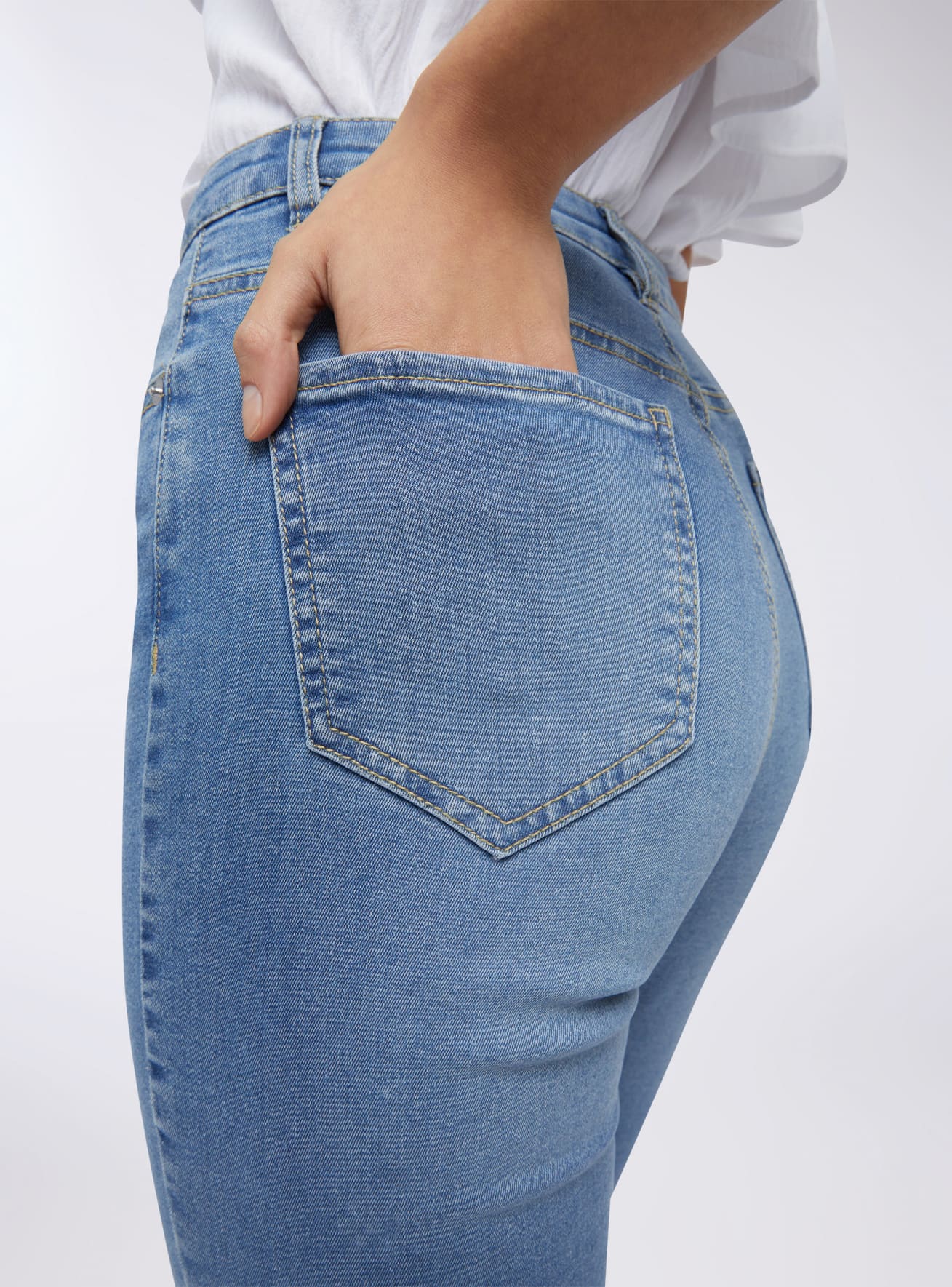 Pantalone Jeans Lungo Damen Terranova