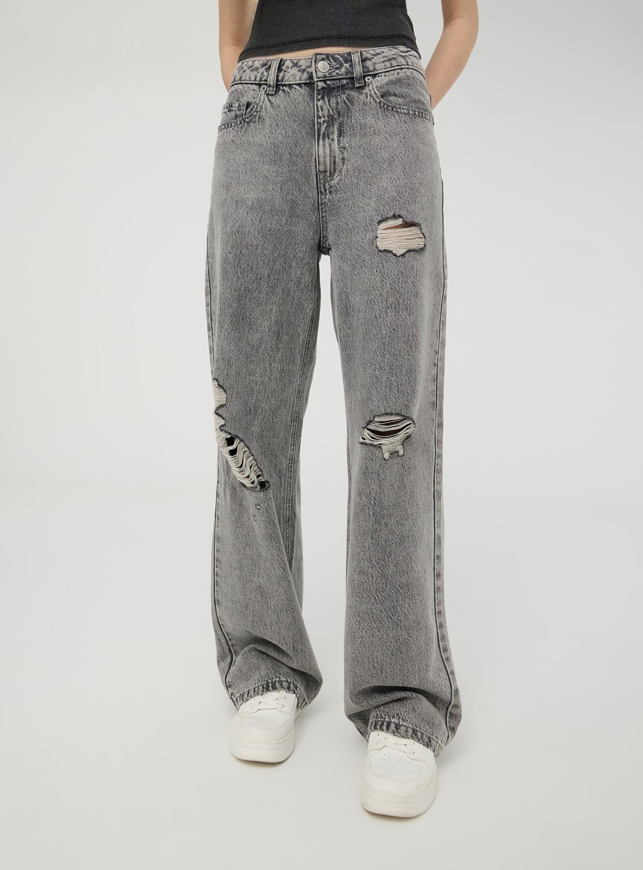 Long pants jeans Woman Terranova