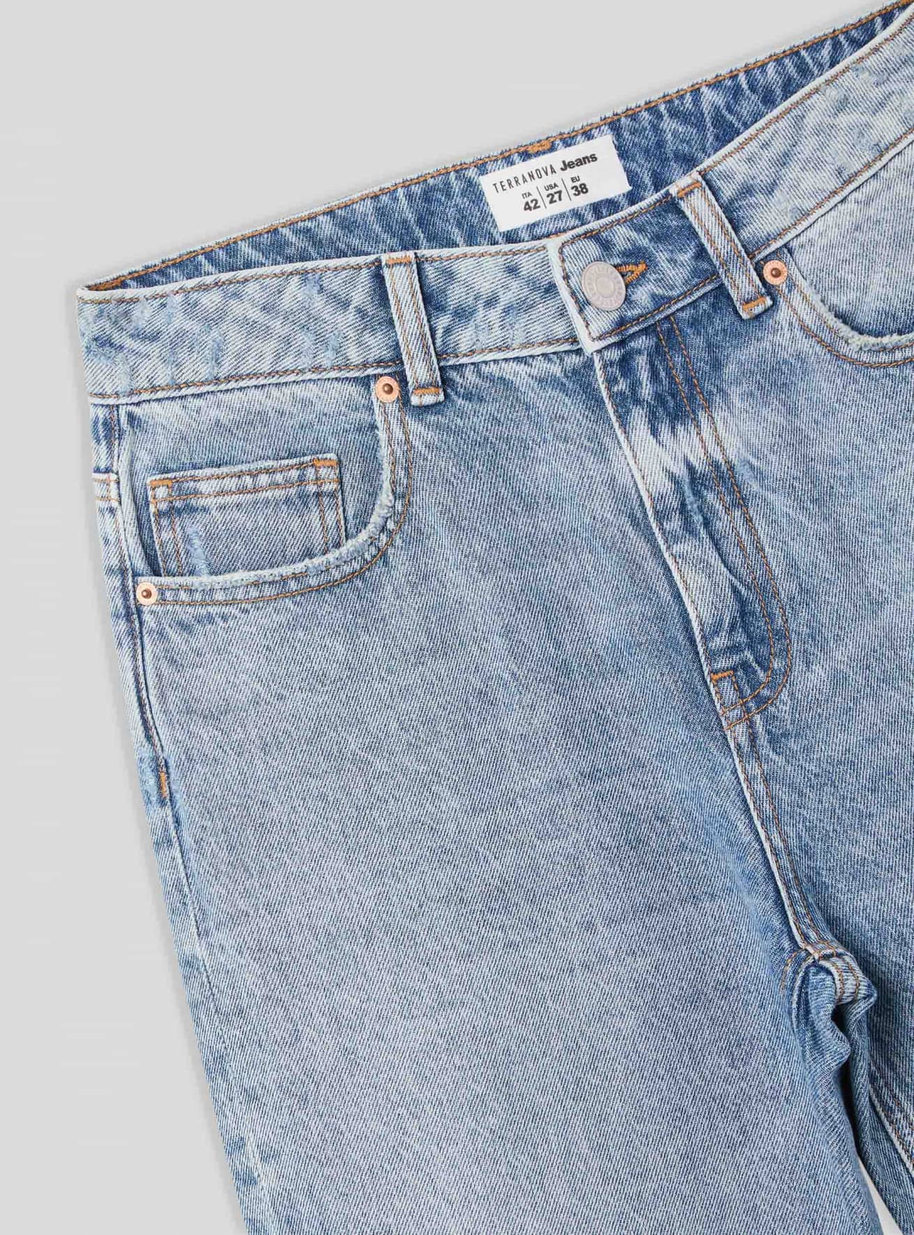Pantalone Jeans Lungo Donna Terranova