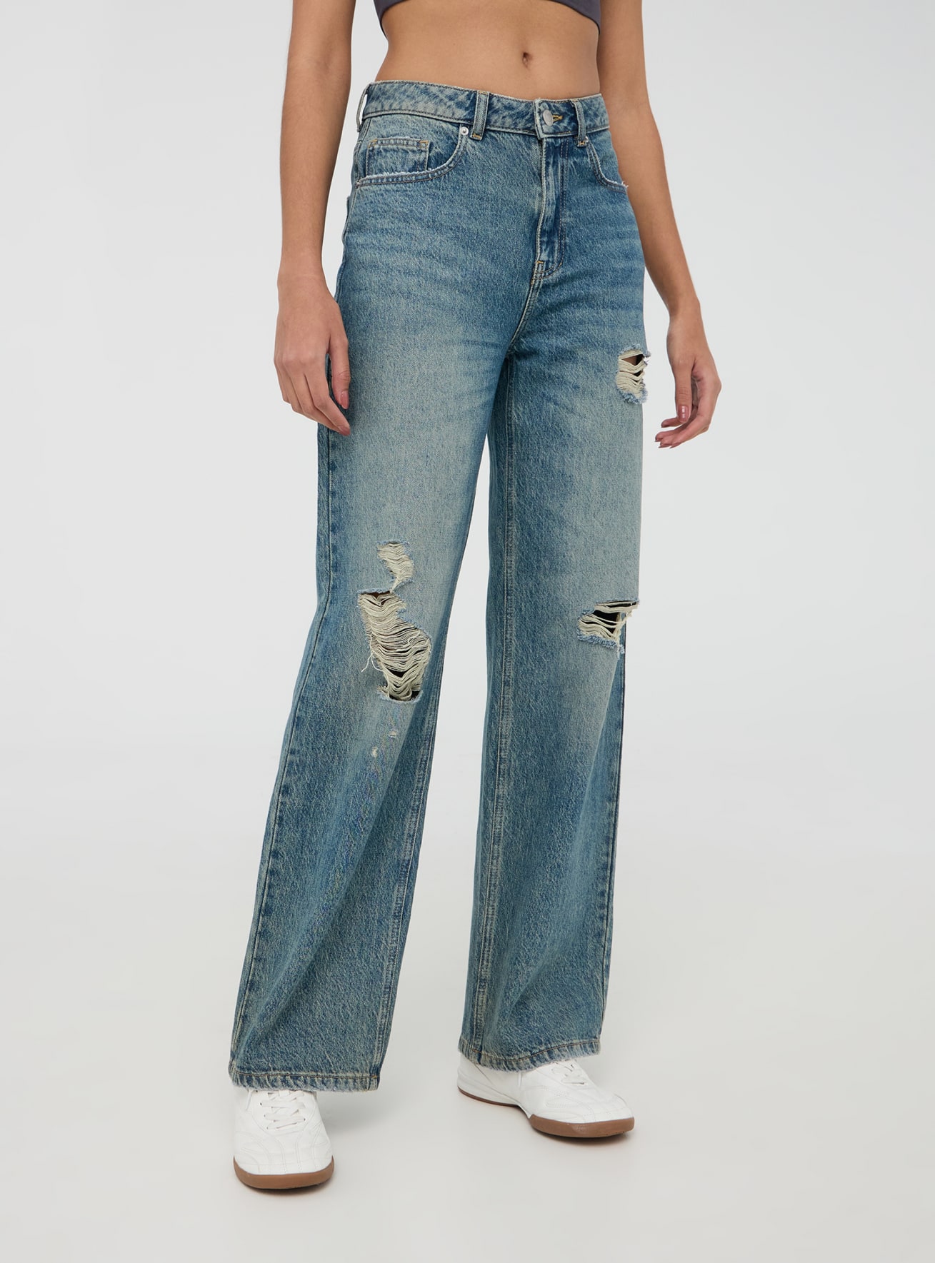 Pantalone Jeans Lungo Damen Terranova