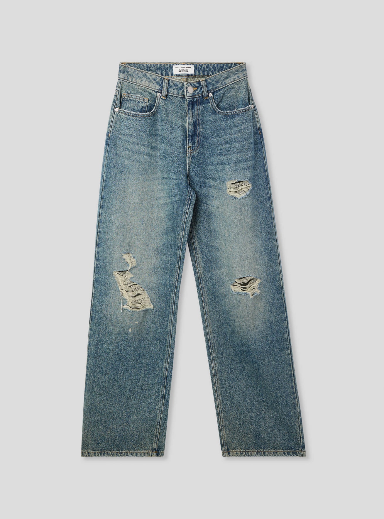 Pantalone Jeans Lungo Damen Terranova