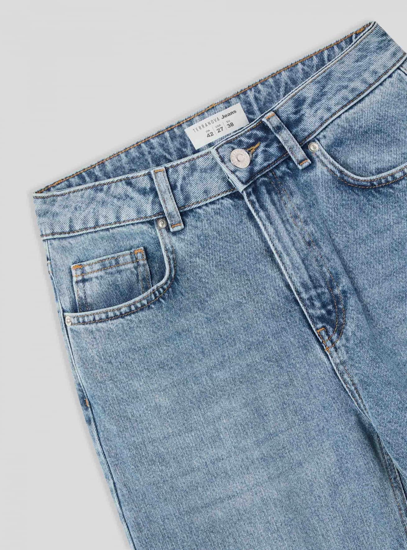 Pantalone Jeans Lungo Damen Terranova