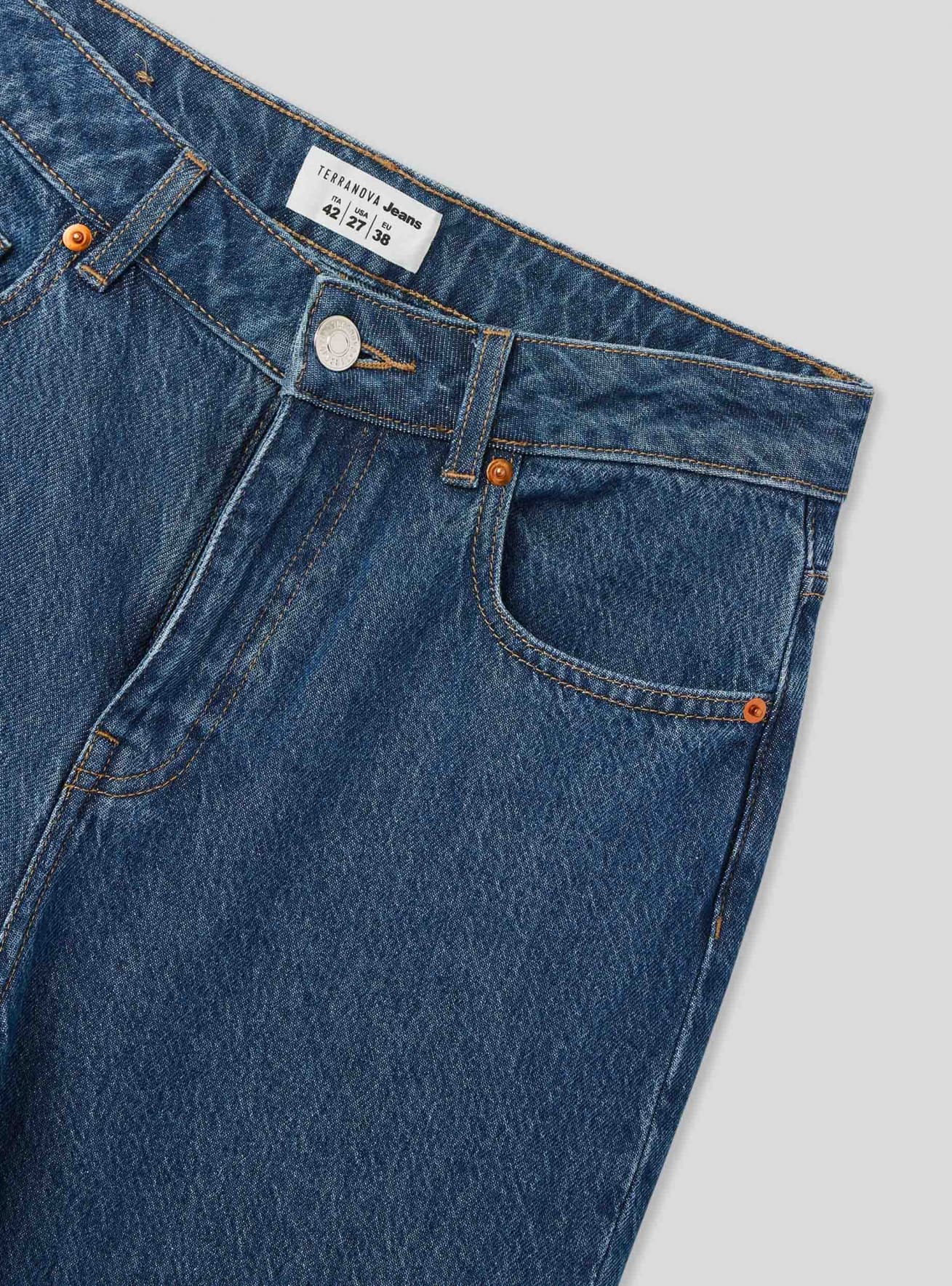 Pantalone Jeans Lungo Donna Terranova