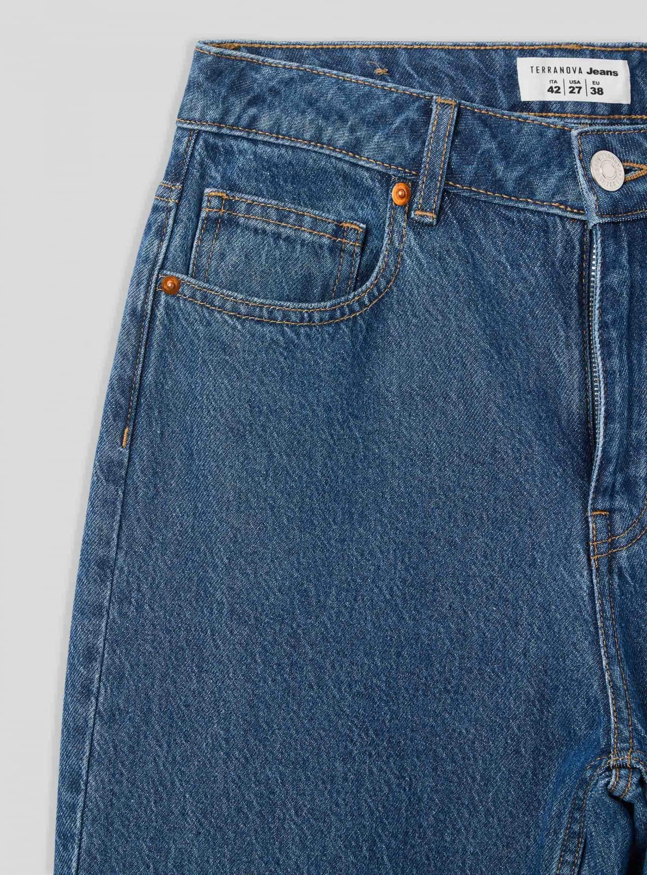 Pantalone Jeans Lungo Donna Terranova