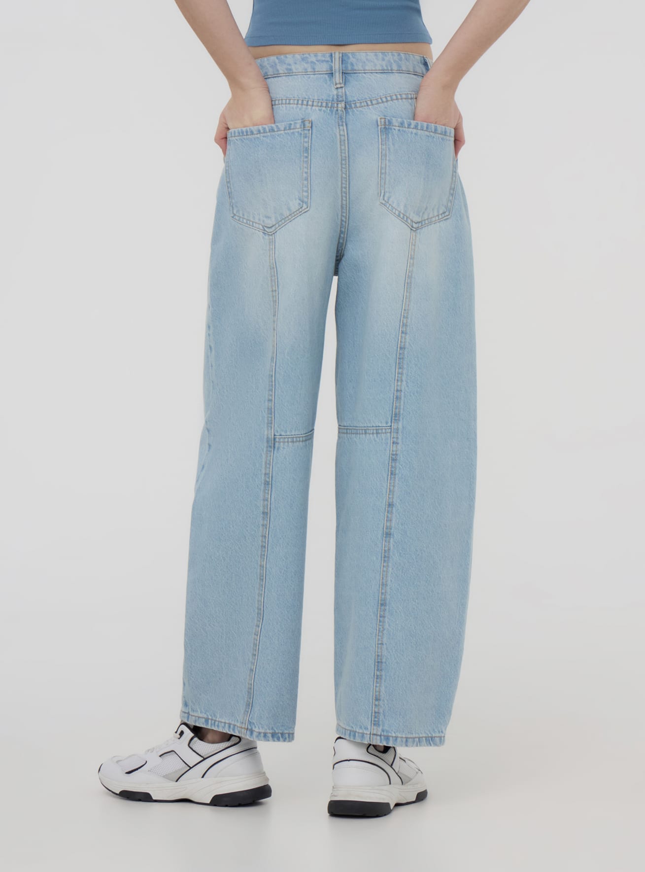 Pantalone Jeans Lungo Damen Terranova