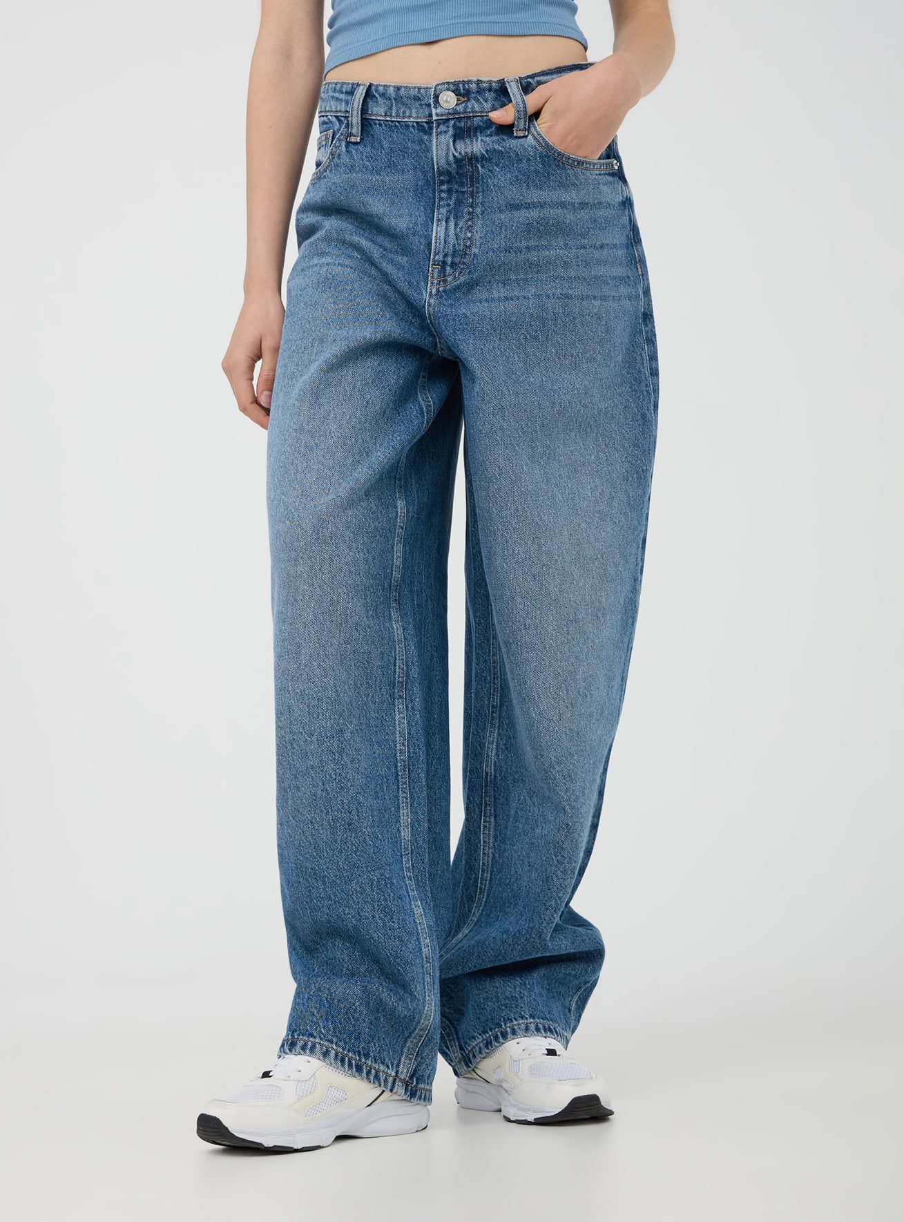 Long pants jeans Woman Terranova