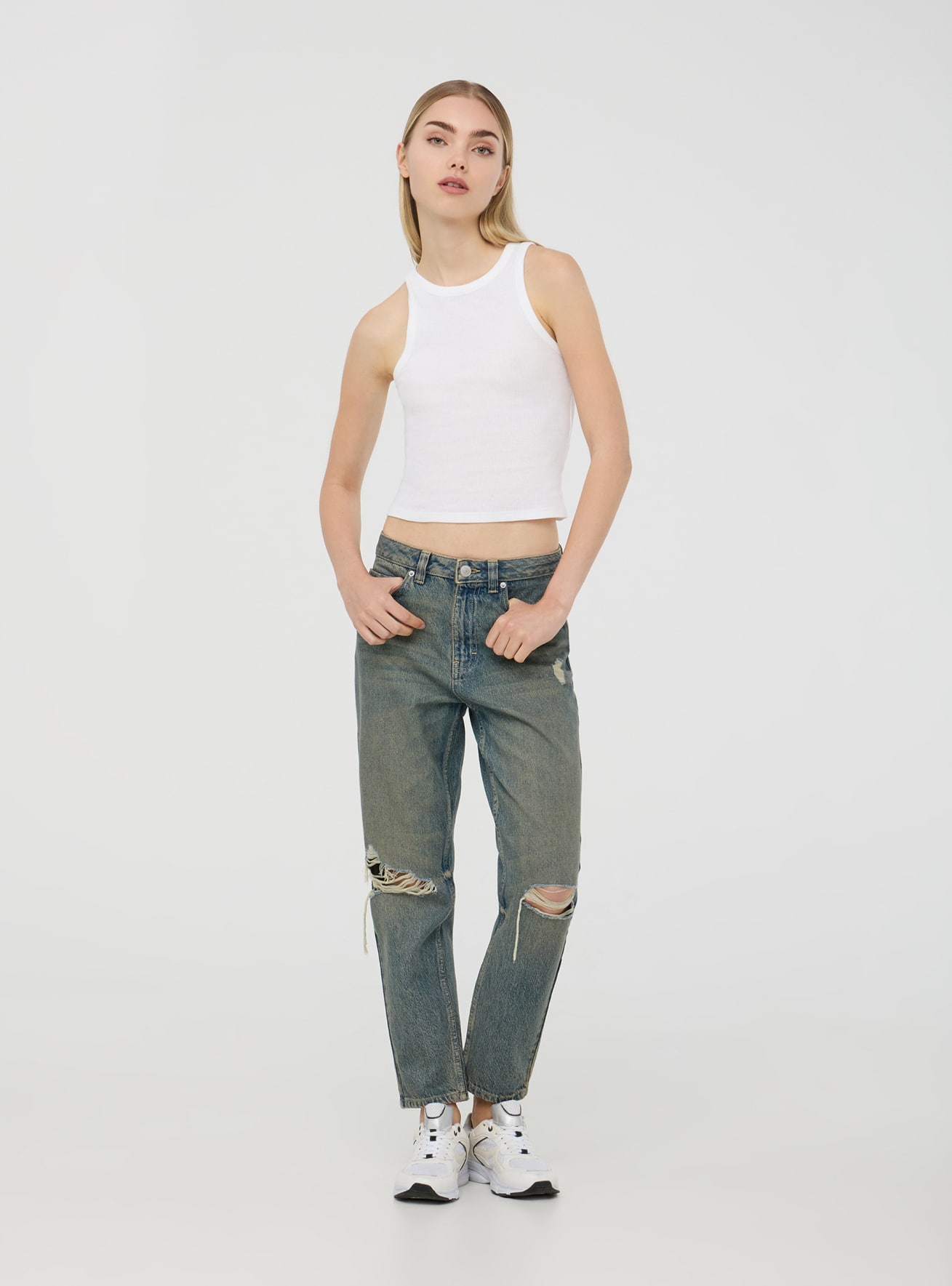 Jeans largos Mujer Terranova