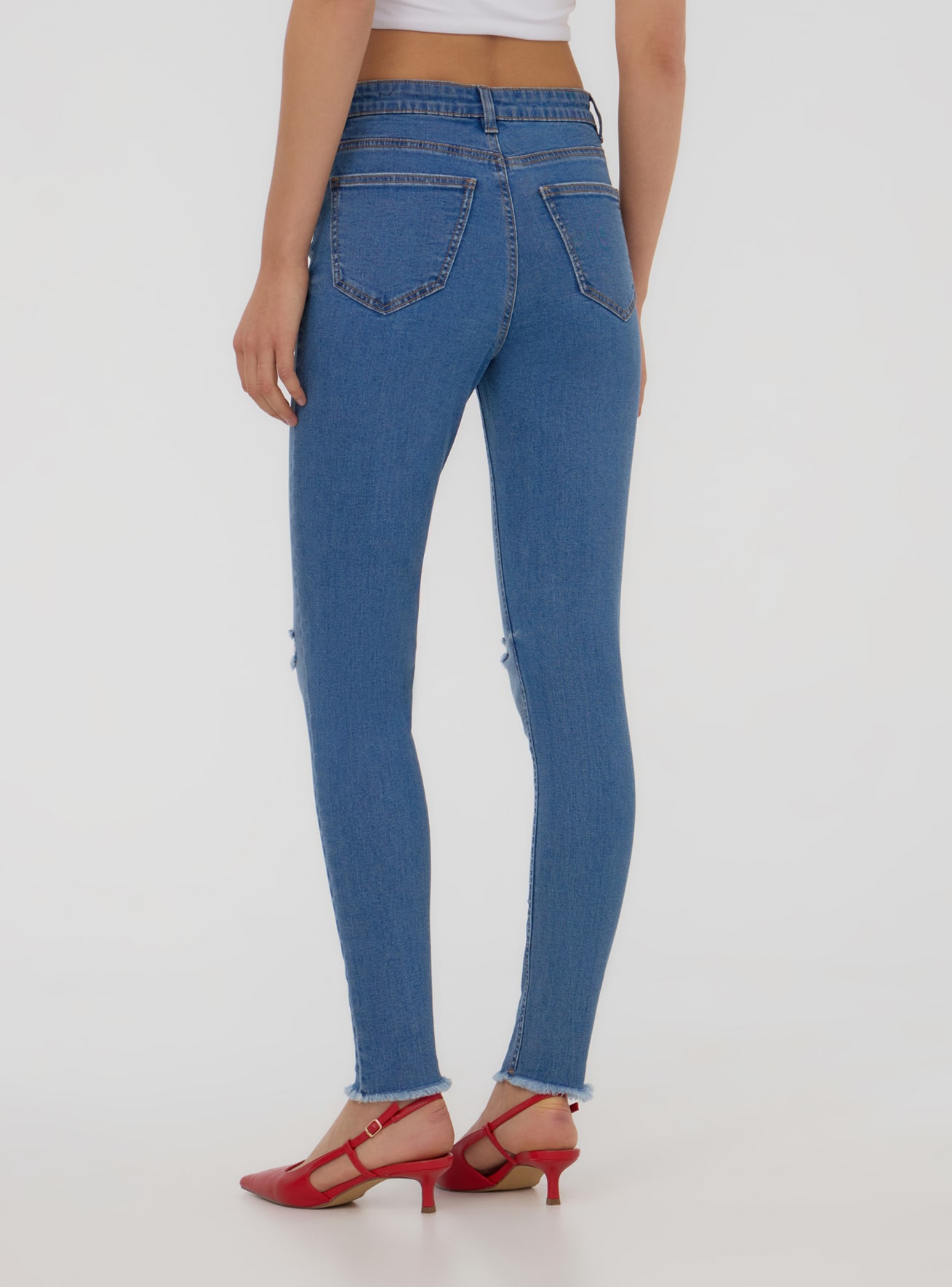 Long pants jeans Woman Terranova